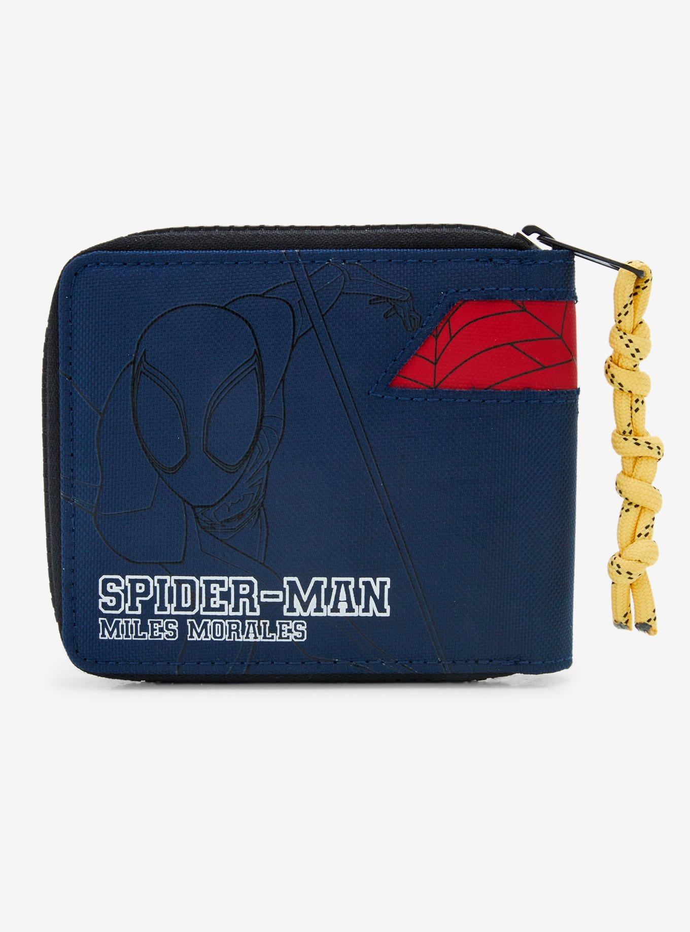 Marvel Spider-Man: Into the Spider-Verse Miles Morales Small Zip Wallet - BoxLunch Exclusive, , alternate