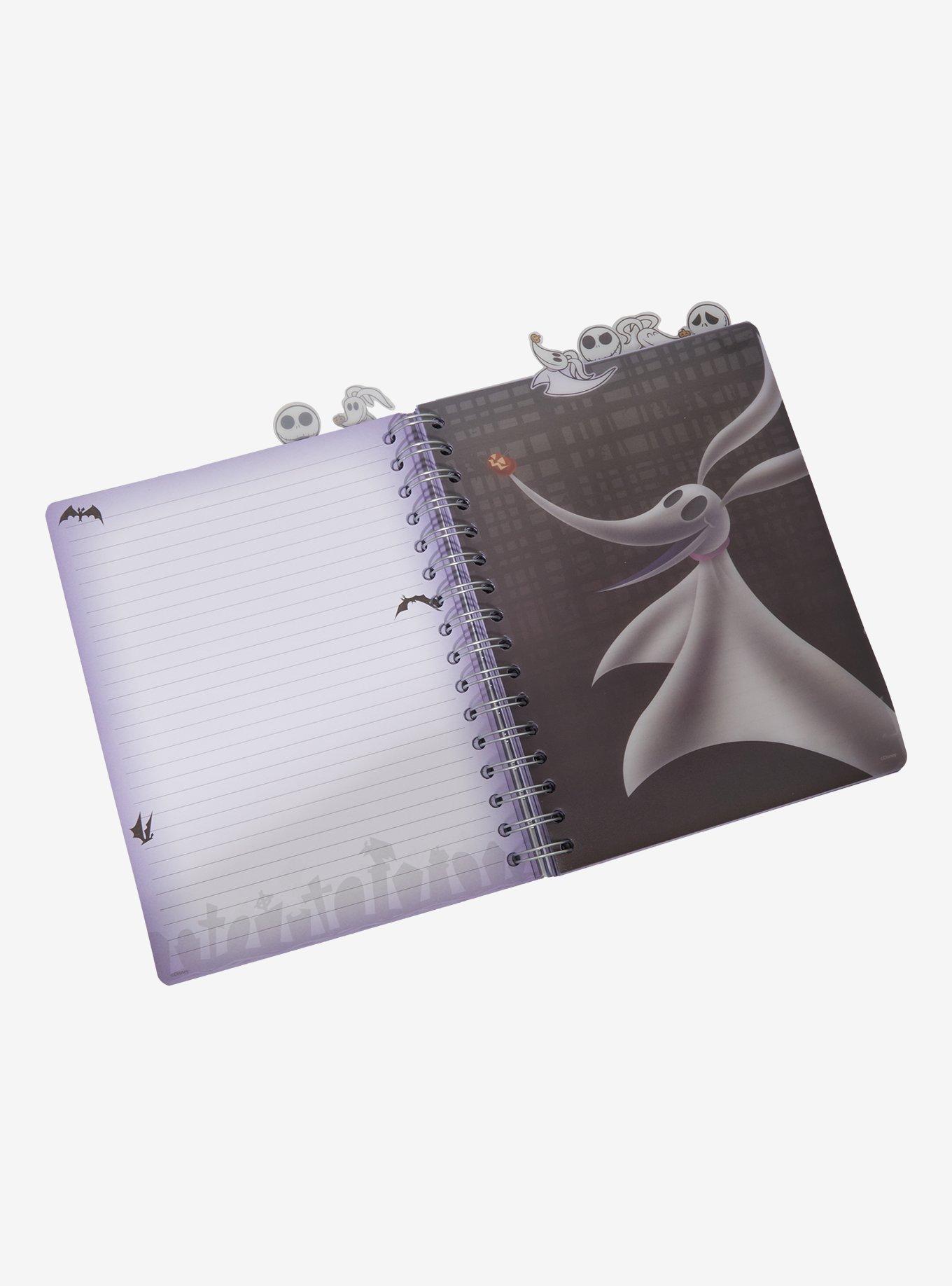 Disney The Nightmare Before Christmas Jack Skellington & Zero Figural Tab Journal