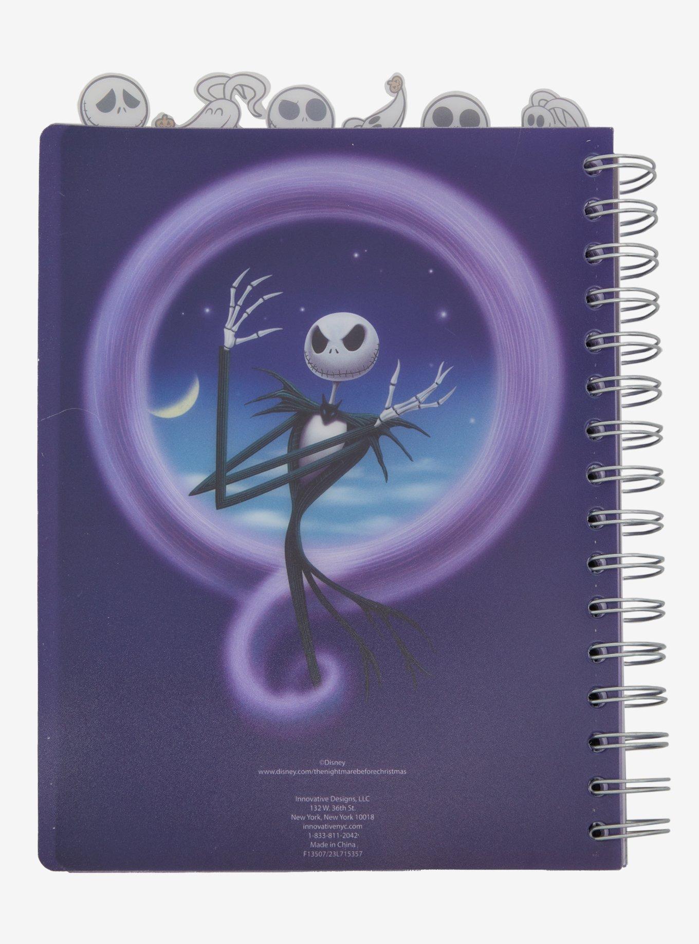 Disney The Nightmare Before Christmas Jack Skellington & Zero Figural Tab Journal, , alternate