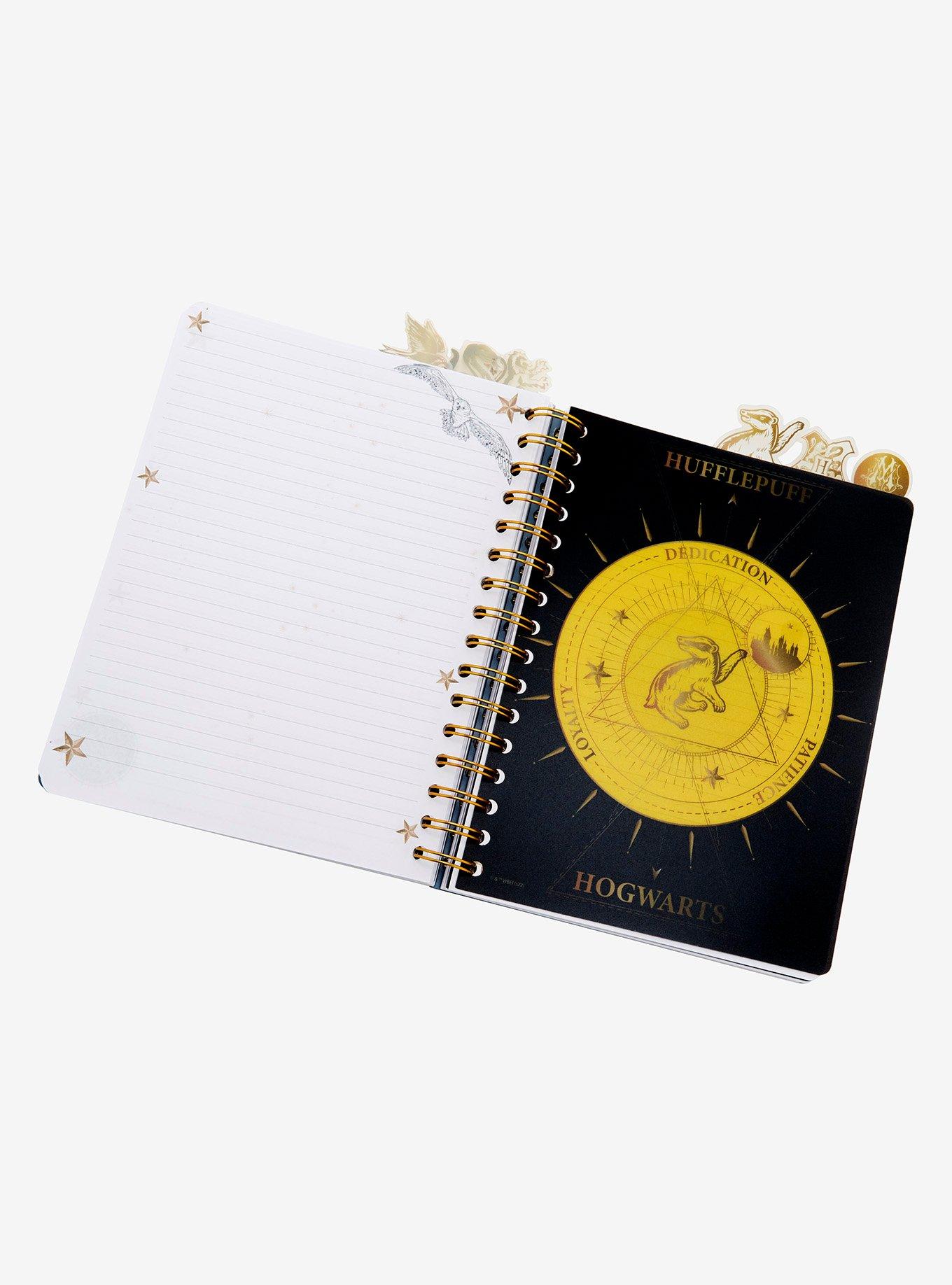 Harry Potter Gold Hogwarts Houses Figural Tab Journal, , alternate