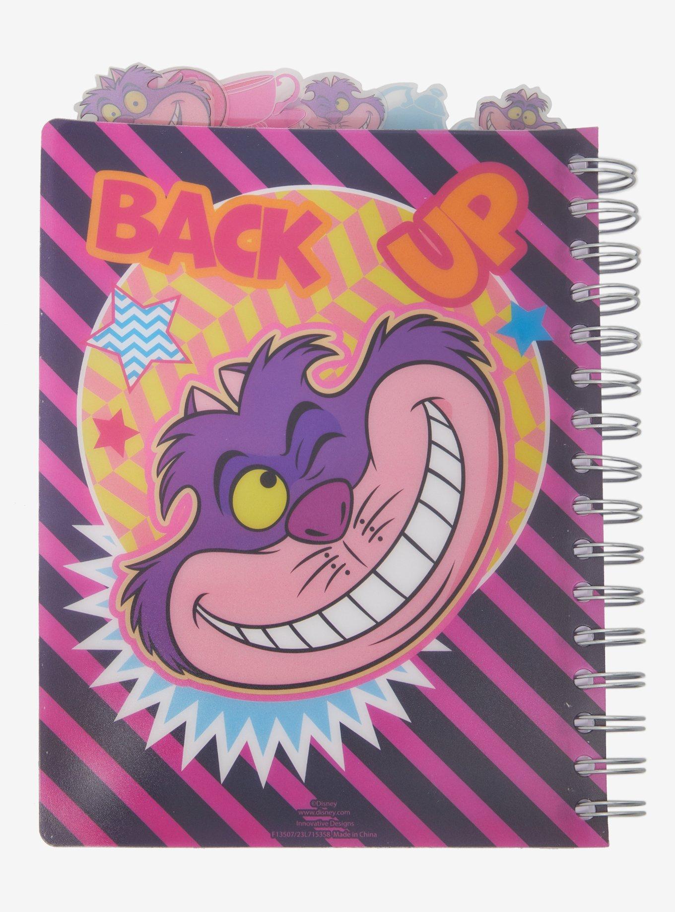 Disney Alice in Wonderland Cheshire Cat Figural Tab Journal