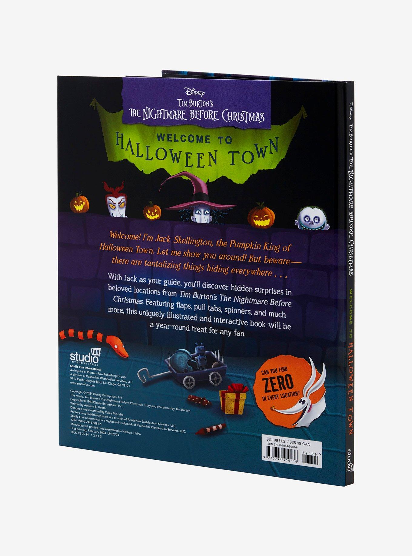 Disney The Nightmare Before Christmas Welcome to Halloween Town Story Book, , alternate