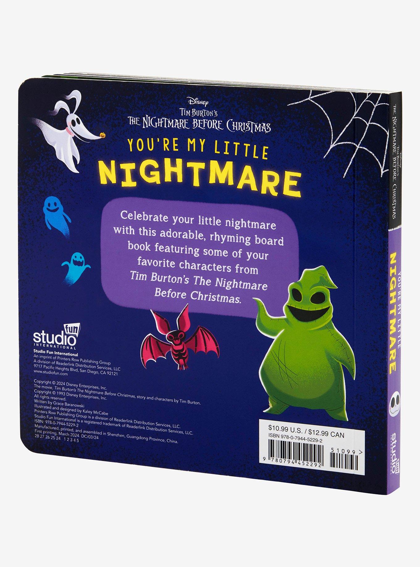 Disney The Nightmare Before Christmas You're My Little Nightmare Board Book, , alternate