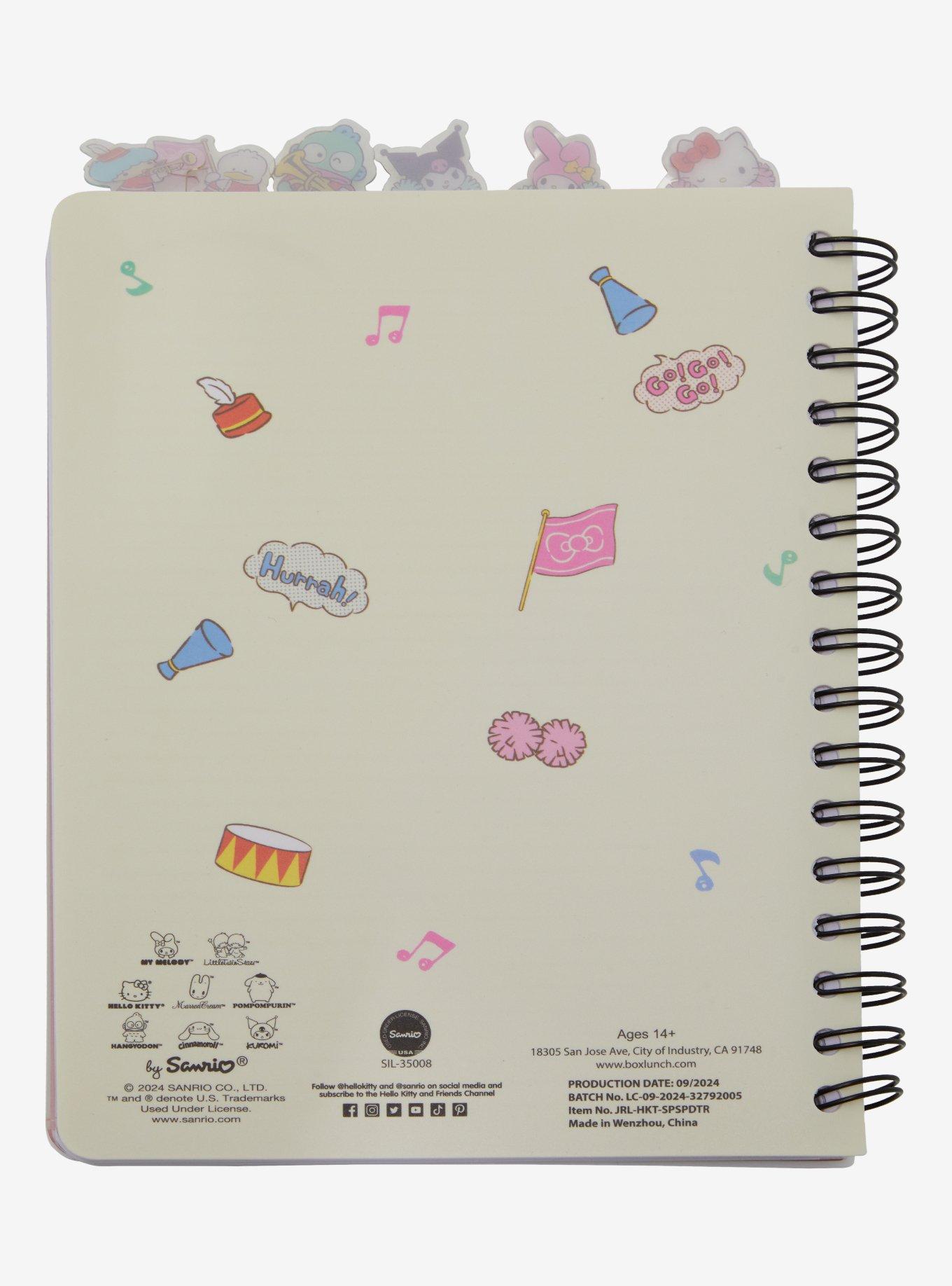 Sanrio Hello Kitty and Friends Cheerleading Figural Tab Journal - BoxLunch Exclusive, , alternate