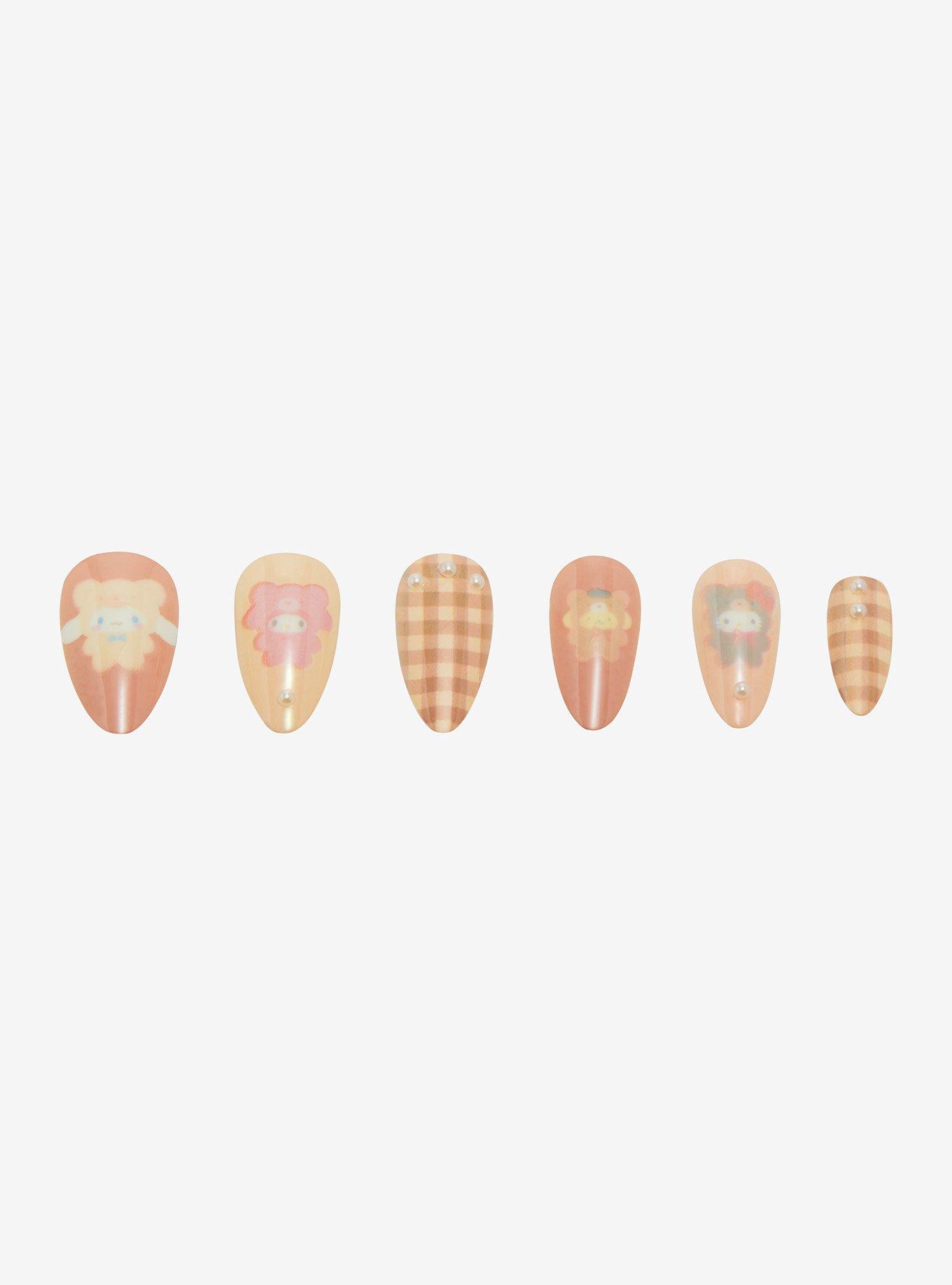 Hello Kitty And Friends Latte Bear Press-On Nails, , hi-res