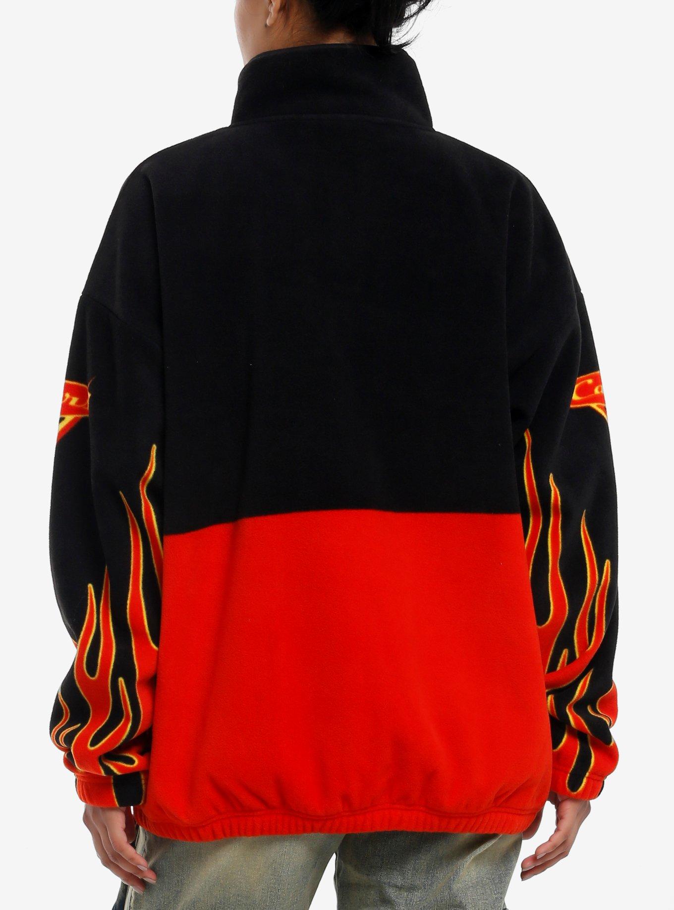 Disney Pixar Cars Lightning McQueen Girls Fleece Pullover Sweater, , alternate