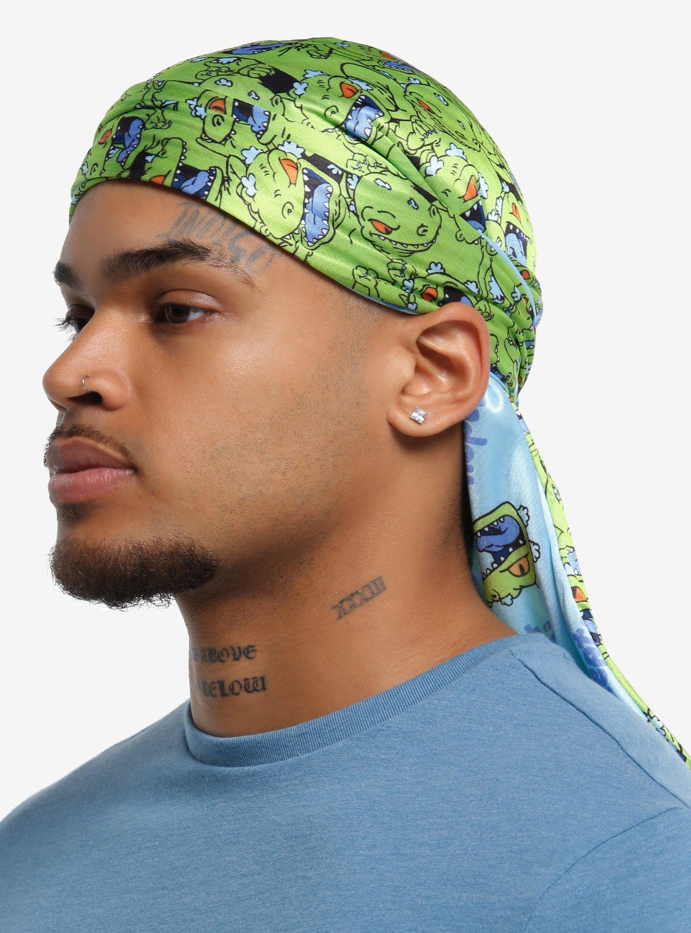 Rugrats Reptar Reversible Durag, , alternate