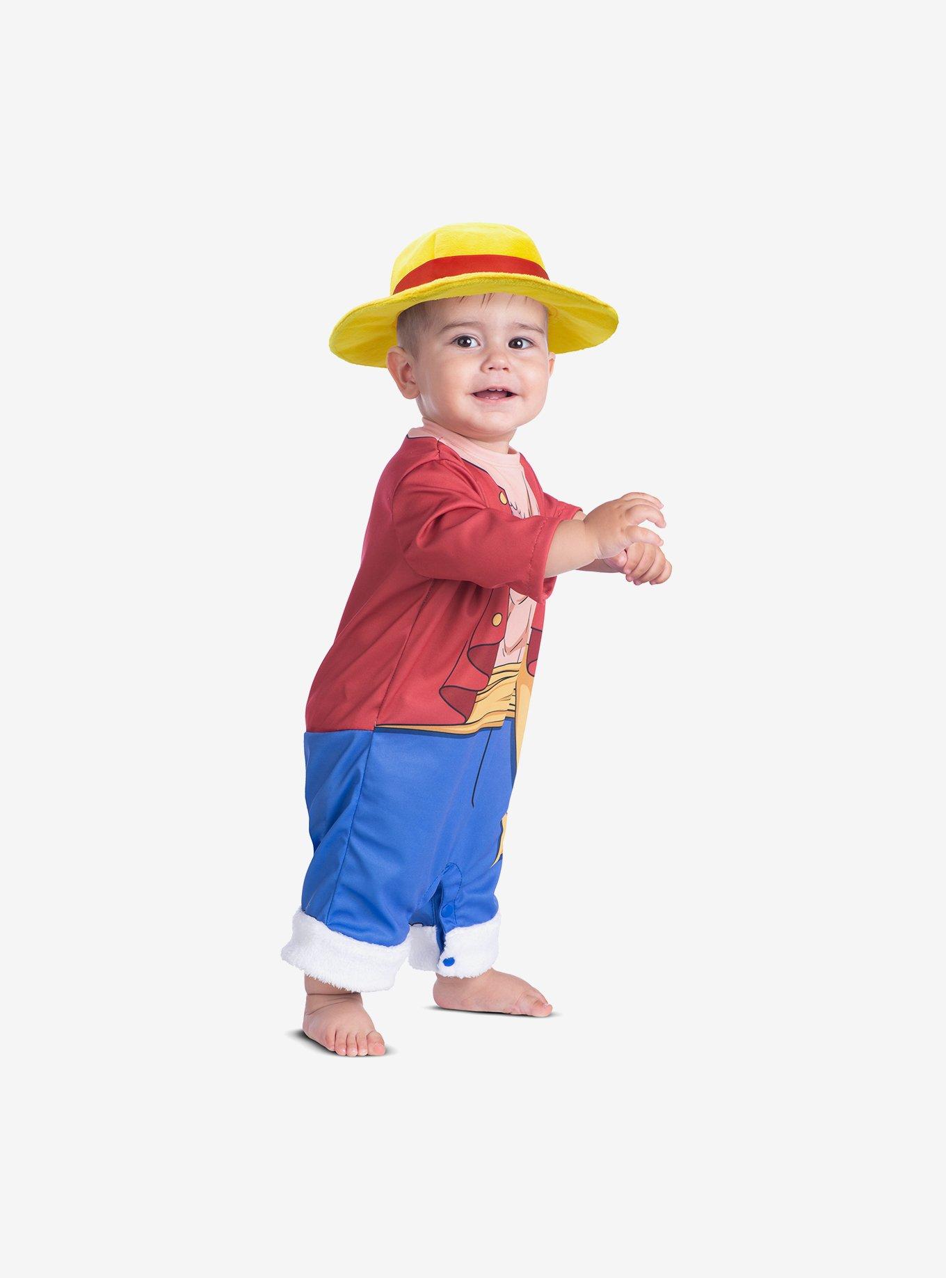 One Piece Luffy Infant Toddler Costume, MULTI, alternate