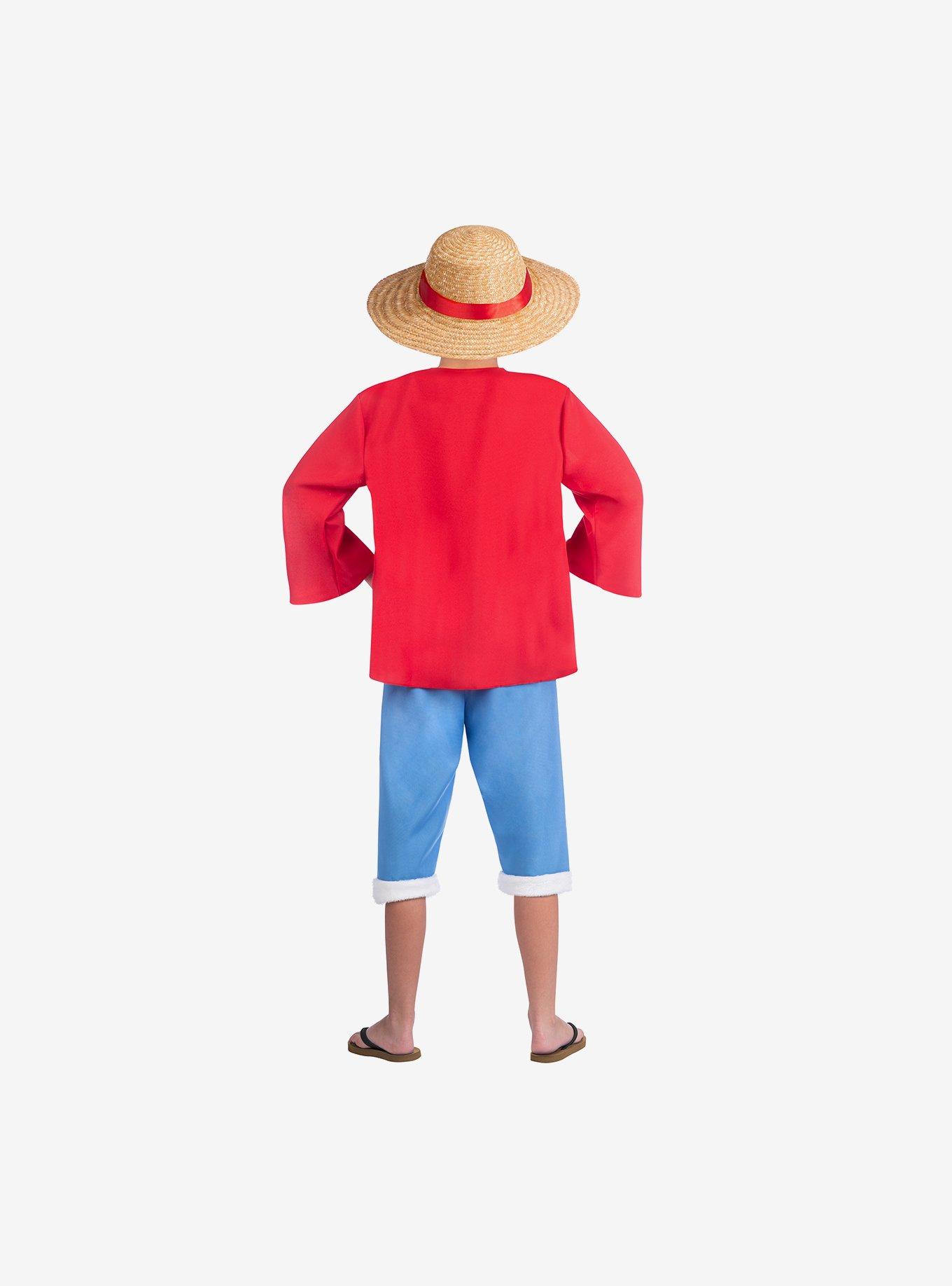 One Piece Luffy Adult Costume, MULTI, alternate