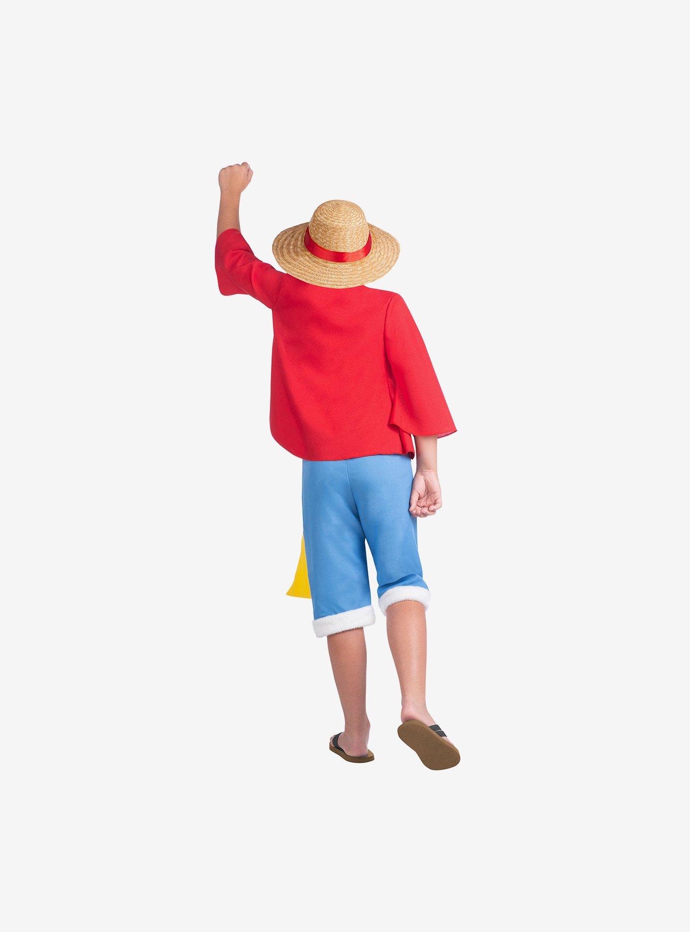 One Piece Luffy Youth Costume, MULTI, alternate