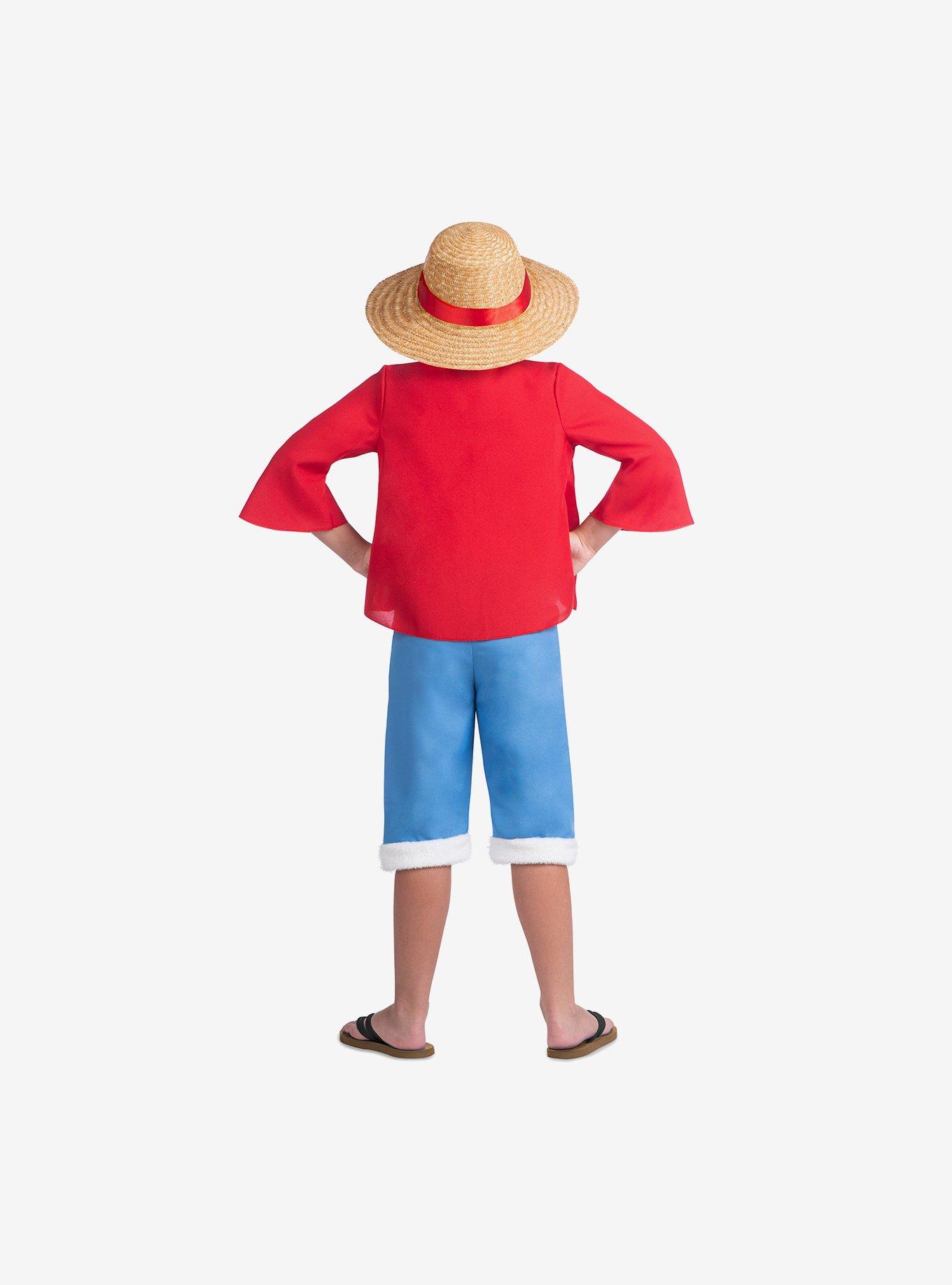 One Piece Luffy Youth Costume, MULTI, alternate