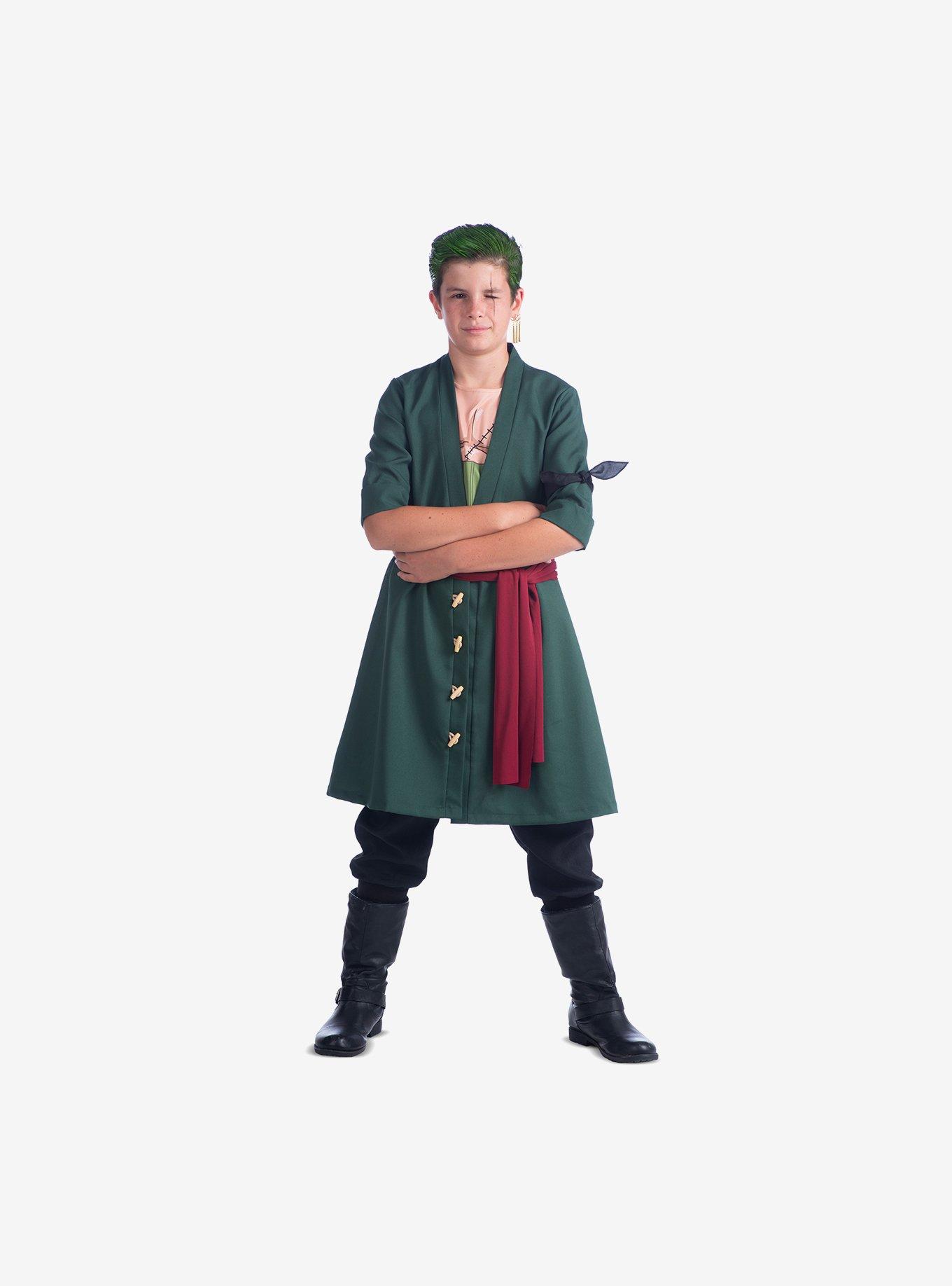 One Piece Roronoa Zoro Youth Costume, MULTI, alternate