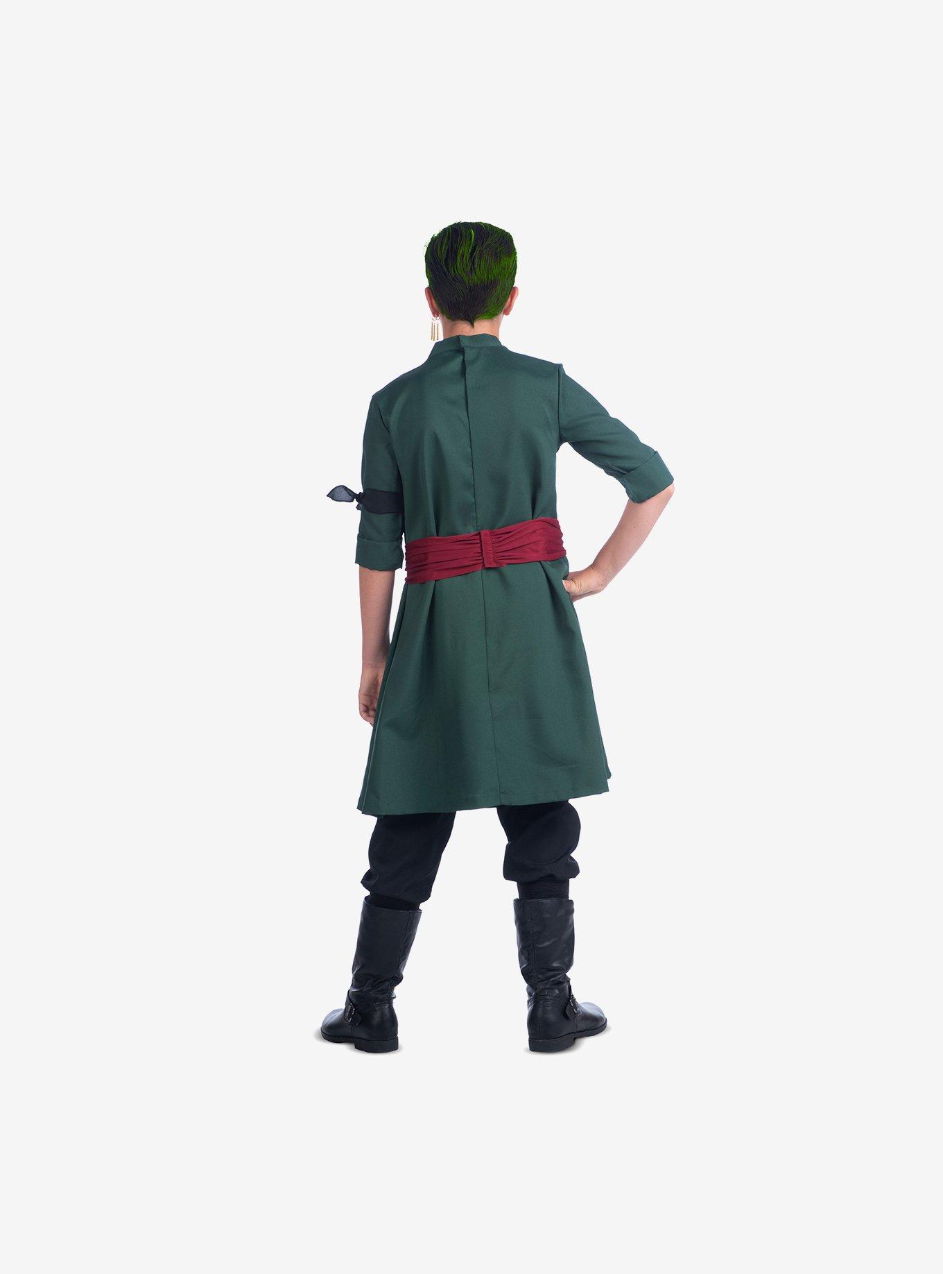 One Piece Roronoa Zoro Youth Costume, MULTI, alternate