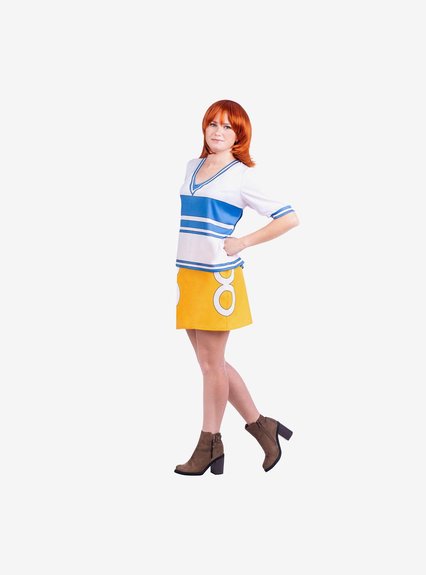 One Piece Official Nami Adult Costume, , hi-res