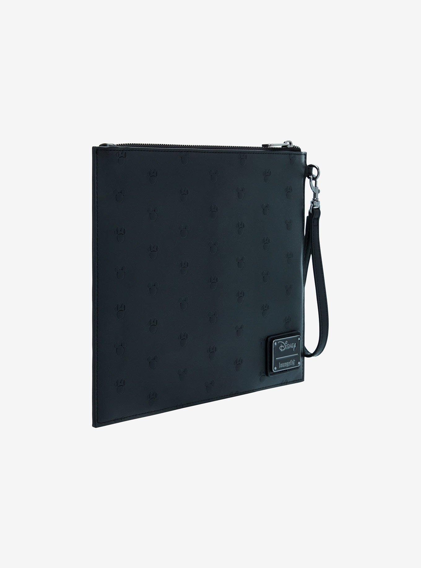 Loungefly Disney Mickey & Minnie Mouse Silhouette Allover Embossed Wristlet Pouch - BoxLunch Exclusive, , alternate