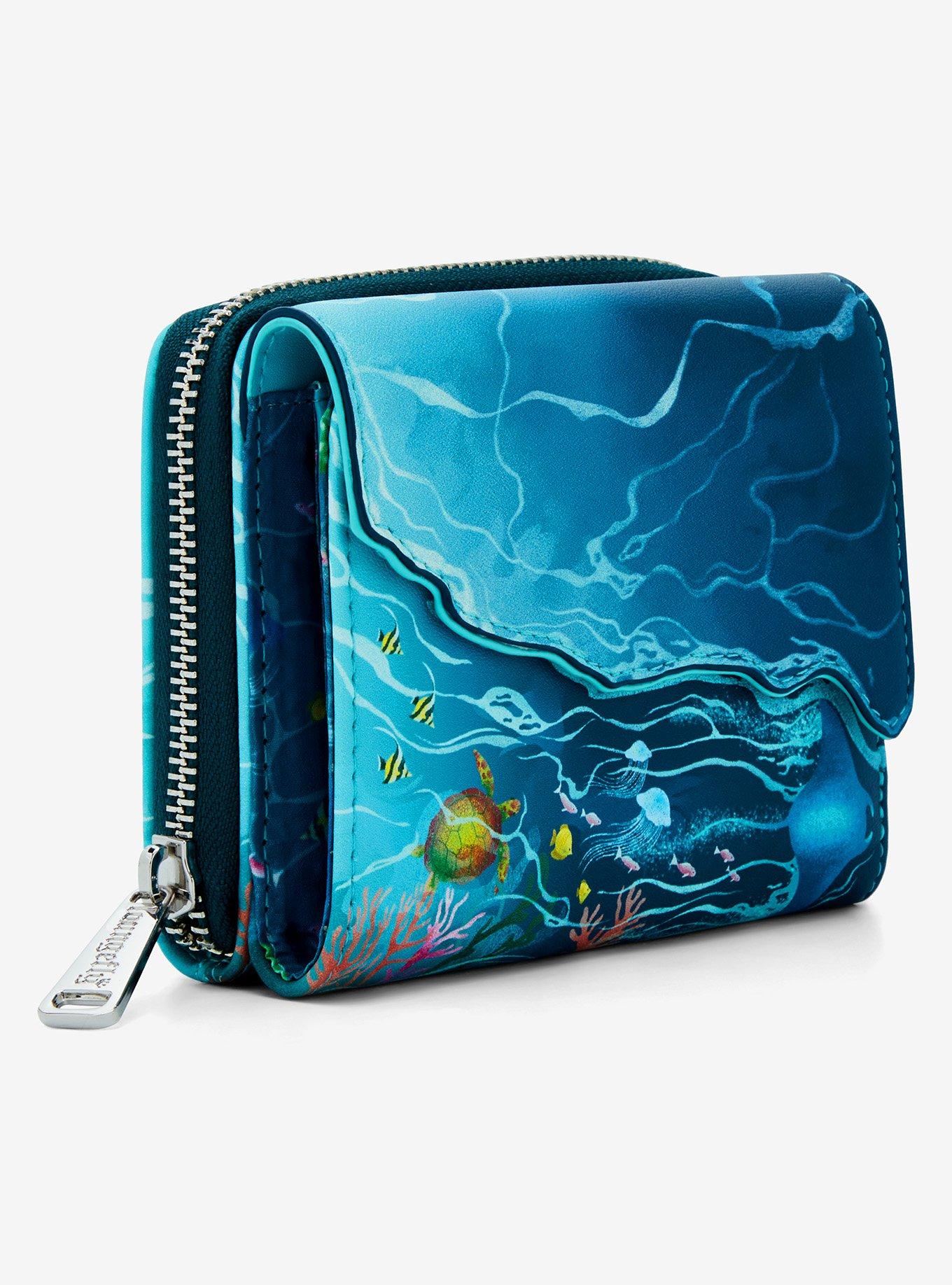 Loungefly Disney Moana Ocean Wave Wallet — BoxLunch Exclusive, , hi-res