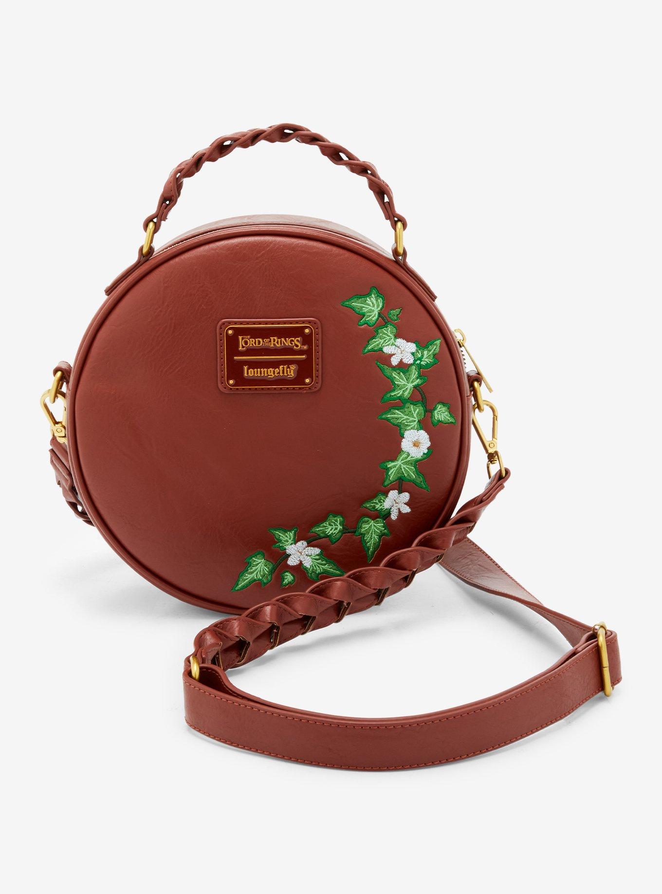 Loungefly The Lord of the Rings Floral Hobbit Door Figural Crossbody Bag - BoxLunch Exclusive, , alternate