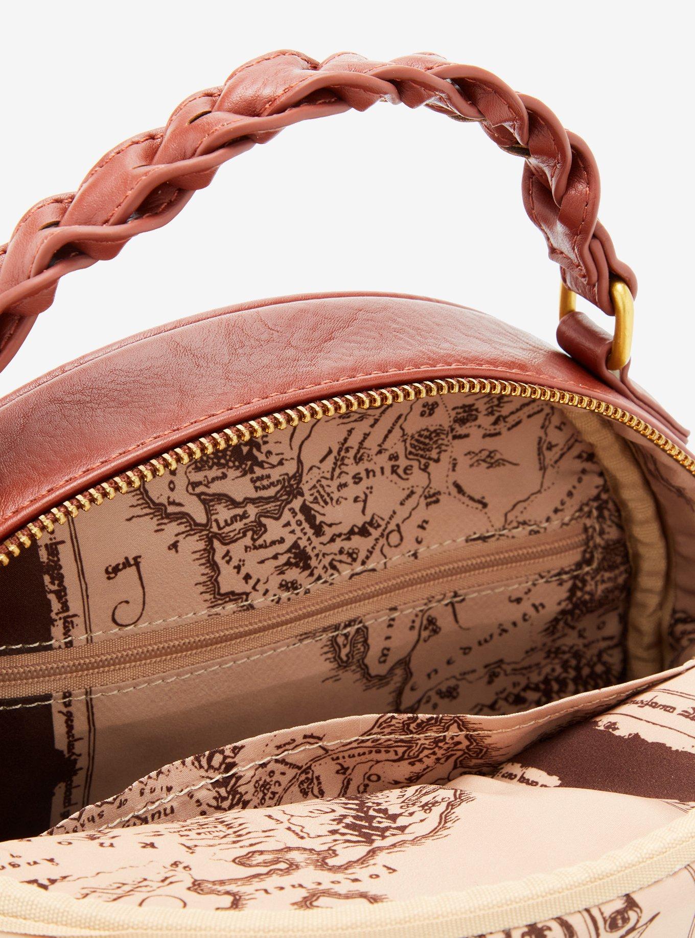 Loungefly The Lord of the Rings Floral Hobbit Door Figural Crossbody Bag - BoxLunch Exclusive, , alternate