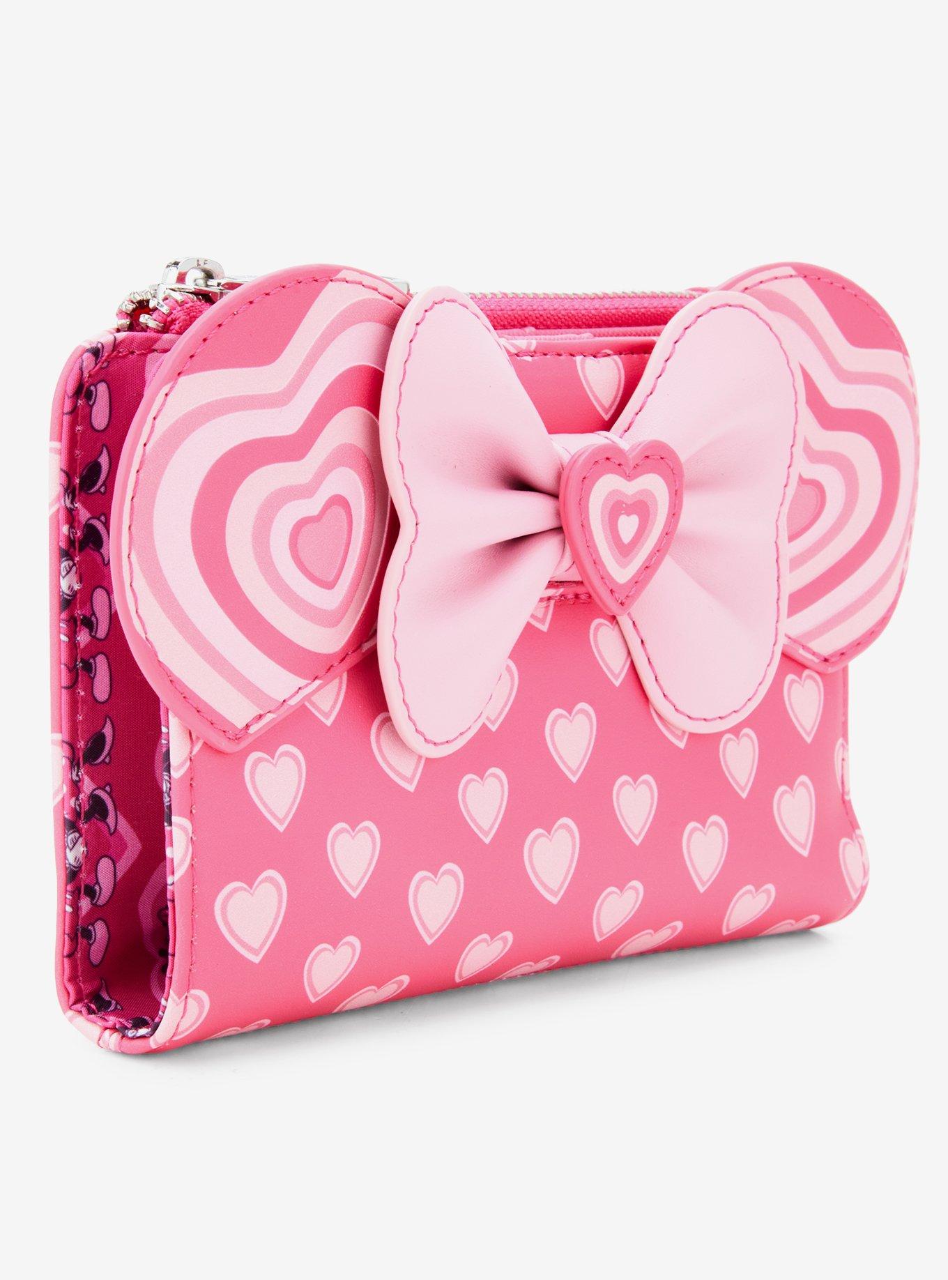 Loungefly Disney Mickey & Minnie Mouse Heart Ears Wallet- BoxLunch Exclusive, , alternate