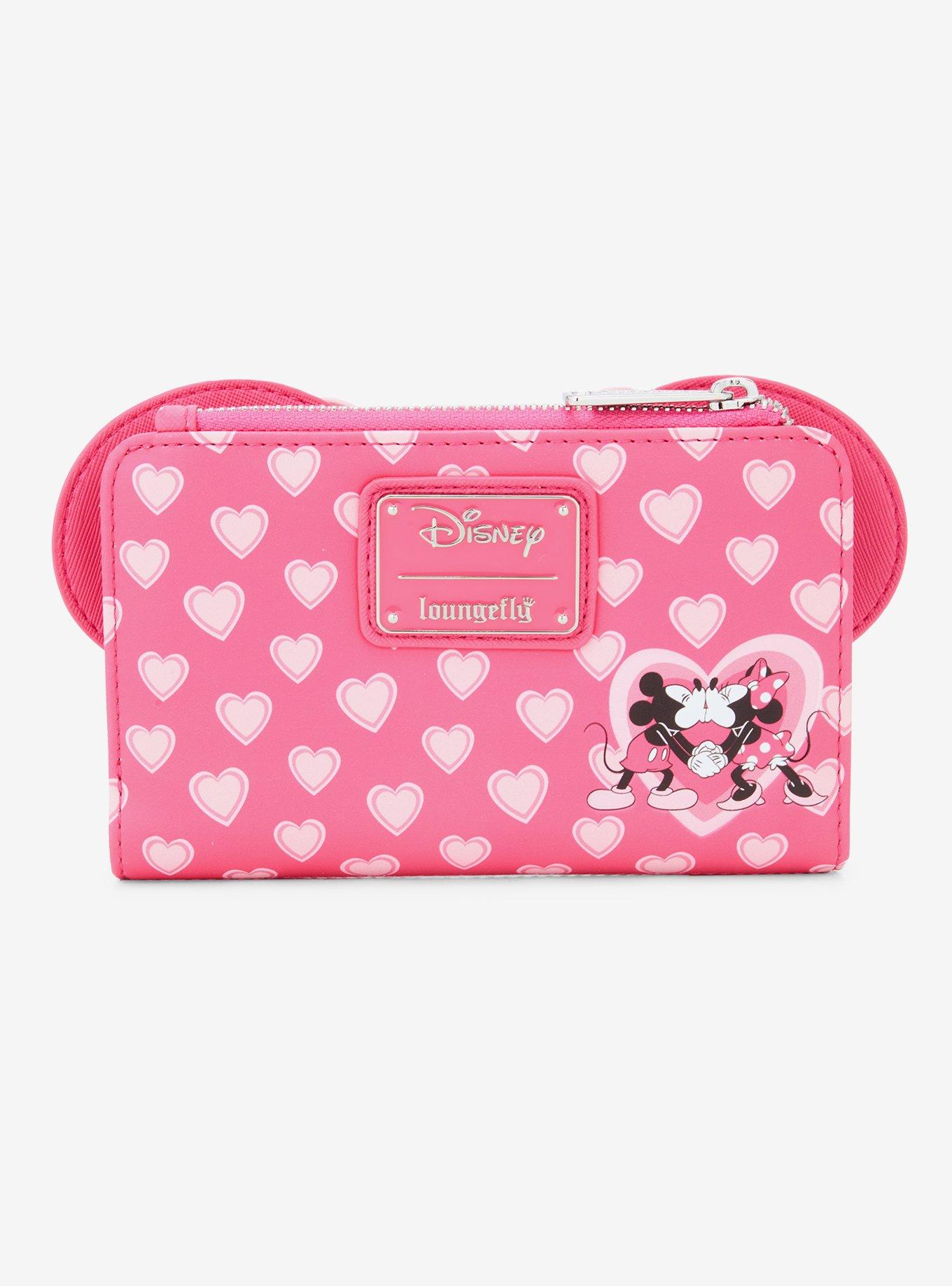 Loungefly Disney Mickey & Minnie Mouse Heart Ears Wallet- BoxLunch Exclusive, , alternate