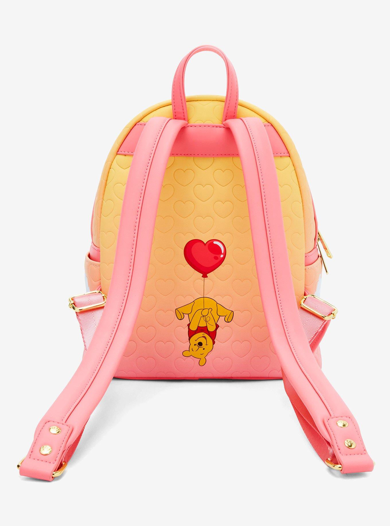 Loungefly Disney Winnie the Pooh Heart Balloon Pooh Bear Mini Backpack - BoxLunch Exclusive, , alternate