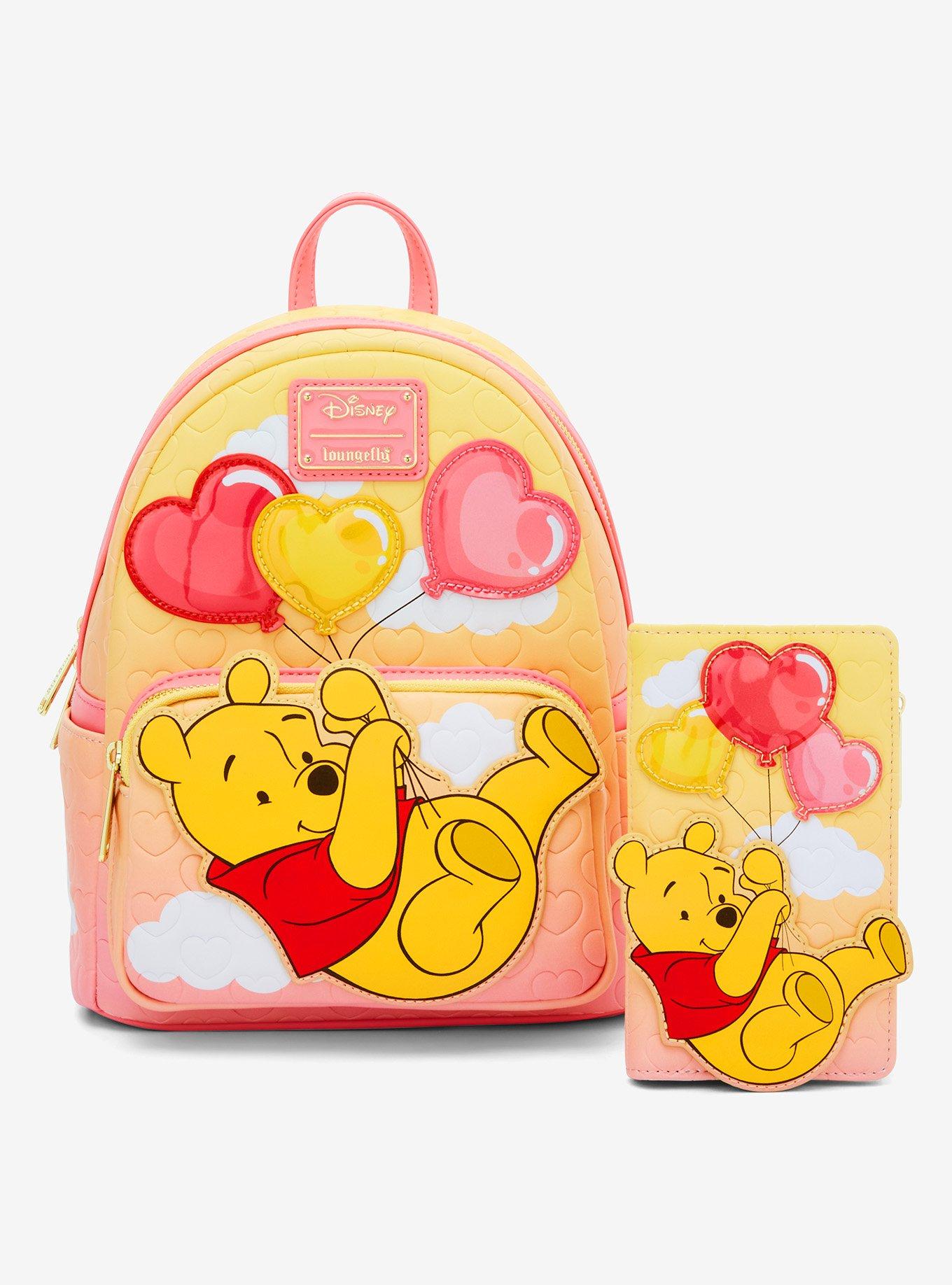 Loungefly Disney Winnie the Pooh Heart Balloon Pooh Bear Mini Backpack - BoxLunch Exclusive, , alternate