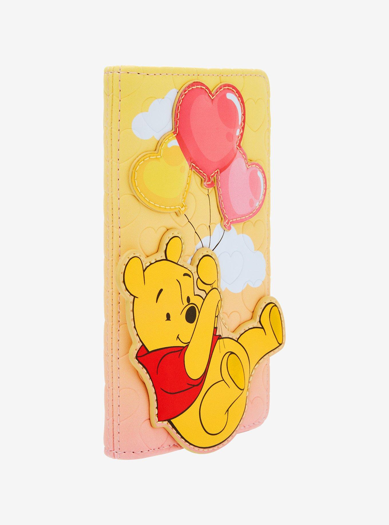 Loungefly Disney Winnie the Pooh Heart Balloon Pooh Bear Wallet - BoxLunch Exclusive, , hi-res