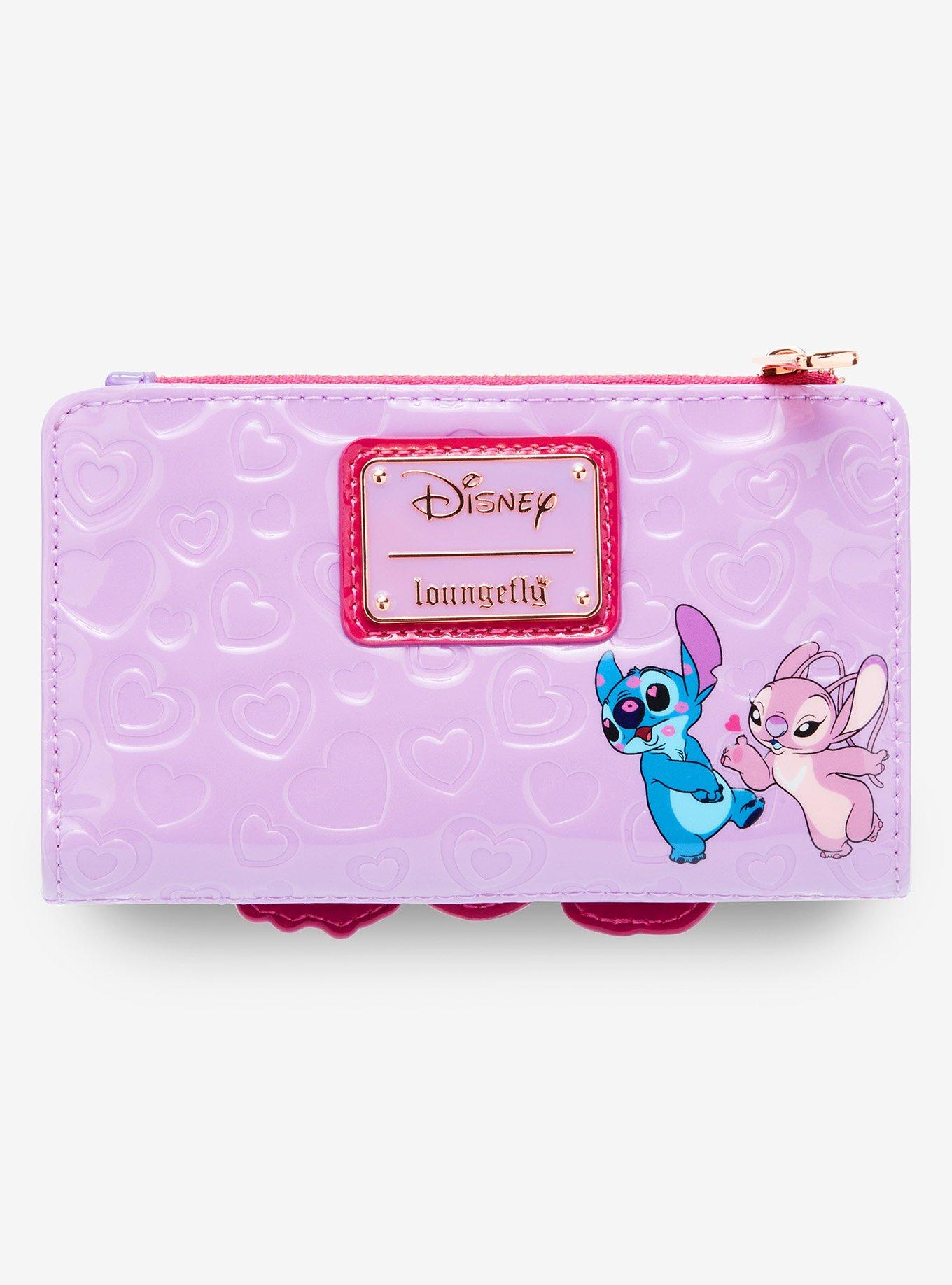 Loungefly Disney Lilo & Stitch Angel & Stitch Heart Moving Wallet - BoxLunch Exclusive, , alternate