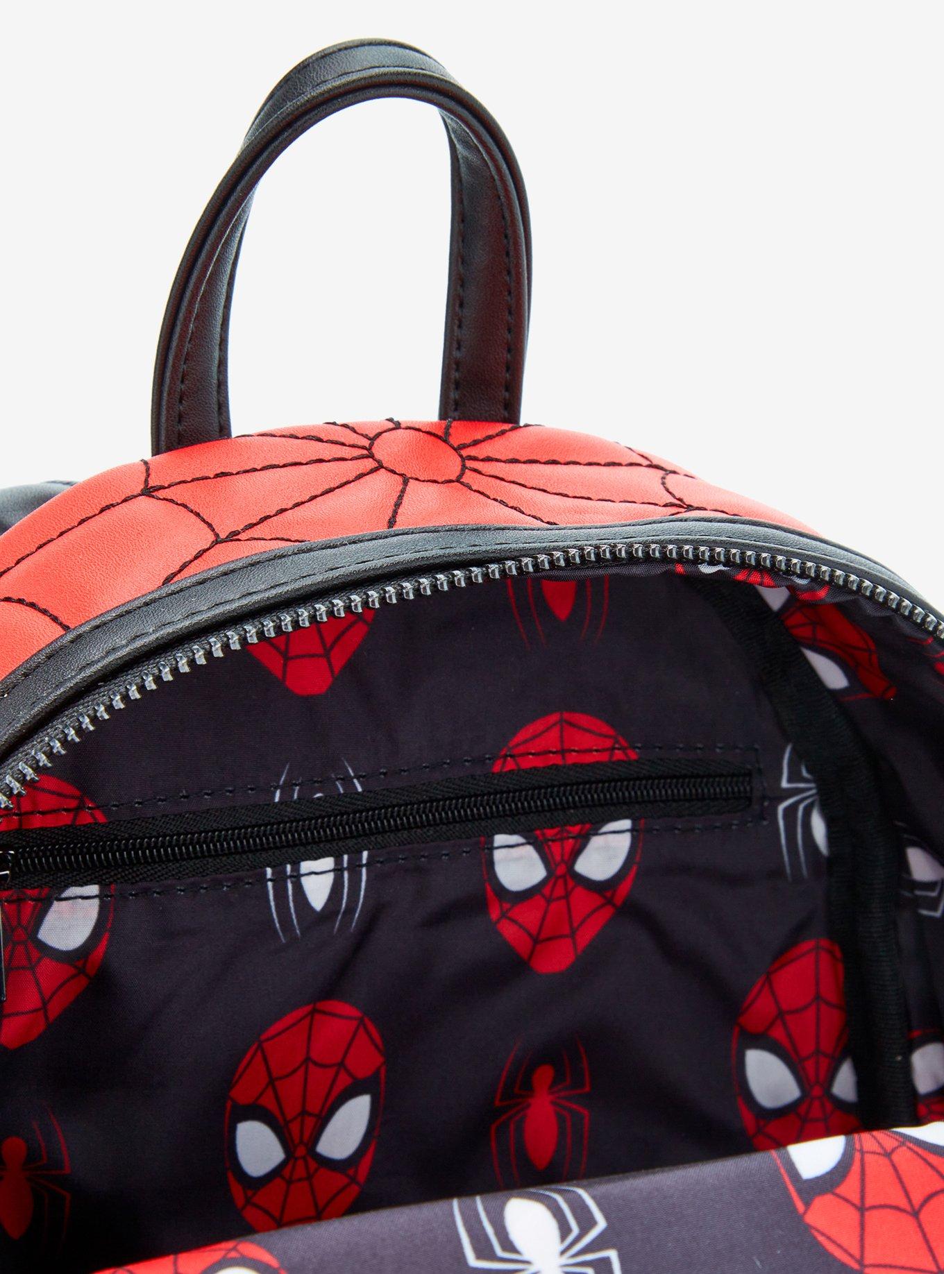 Loungefly Marvel Spider-Man Quilted Mask Mini Backpack - BoxLunch Exclusive, , alternate