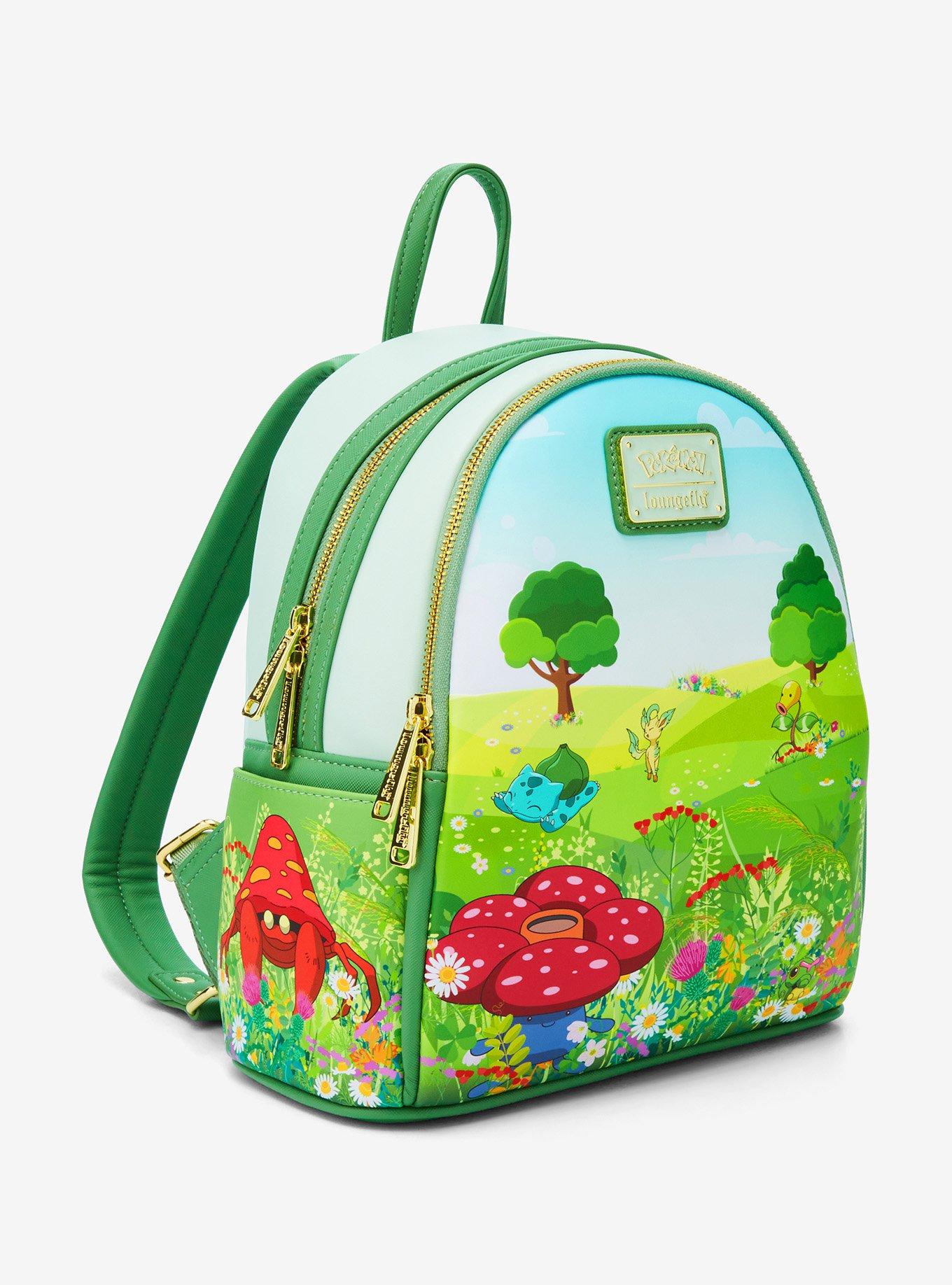 Loungefly Pokémon Grass Type Scene Mini Backpack - BoxLunch Exclusive, , hi-res