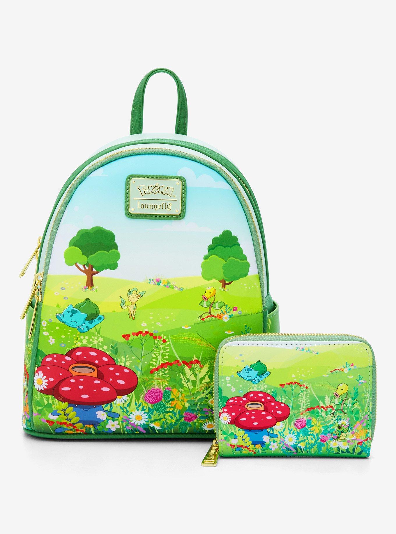 Loungefly Pokémon Grass Type Scene Mini Backpack - BoxLunch Exclusive, , alternate