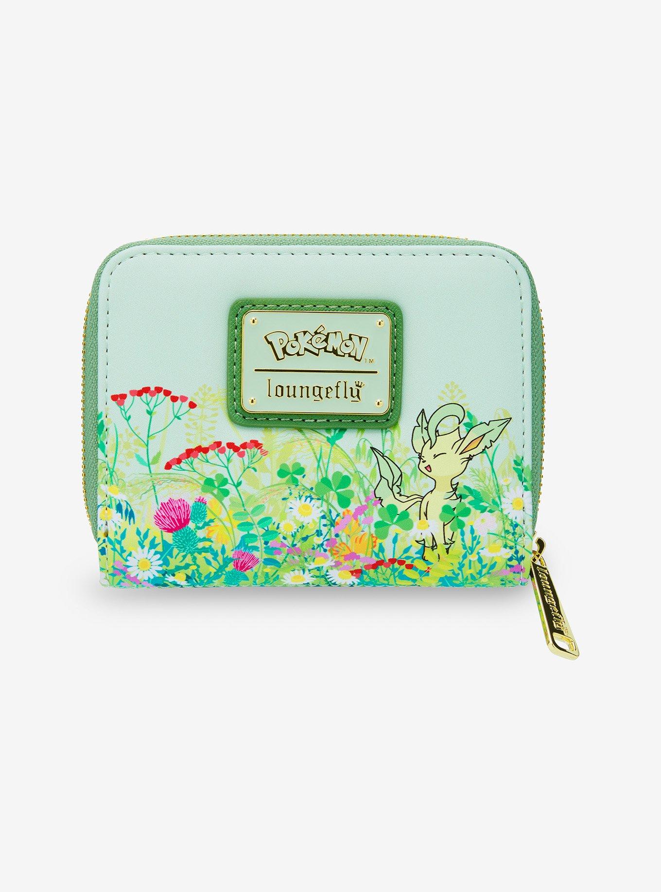 Loungefly Pokémon Grass Type Scene Small Zip Wallet - BoxLunch Exclusive, , alternate