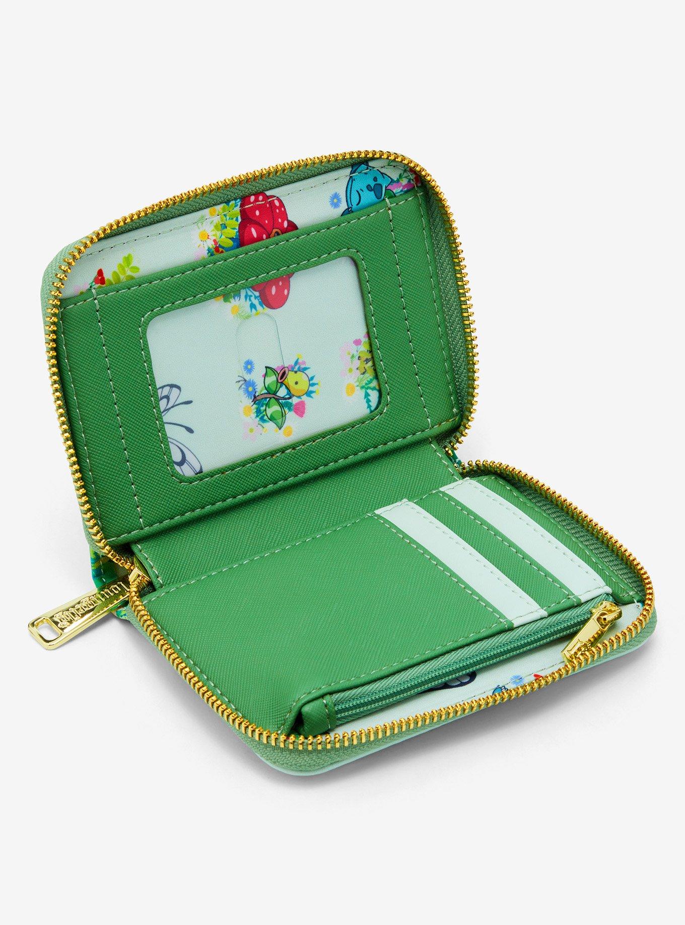 Loungefly Pokémon Grass Type Scene Small Zip Wallet - BoxLunch Exclusive, , alternate