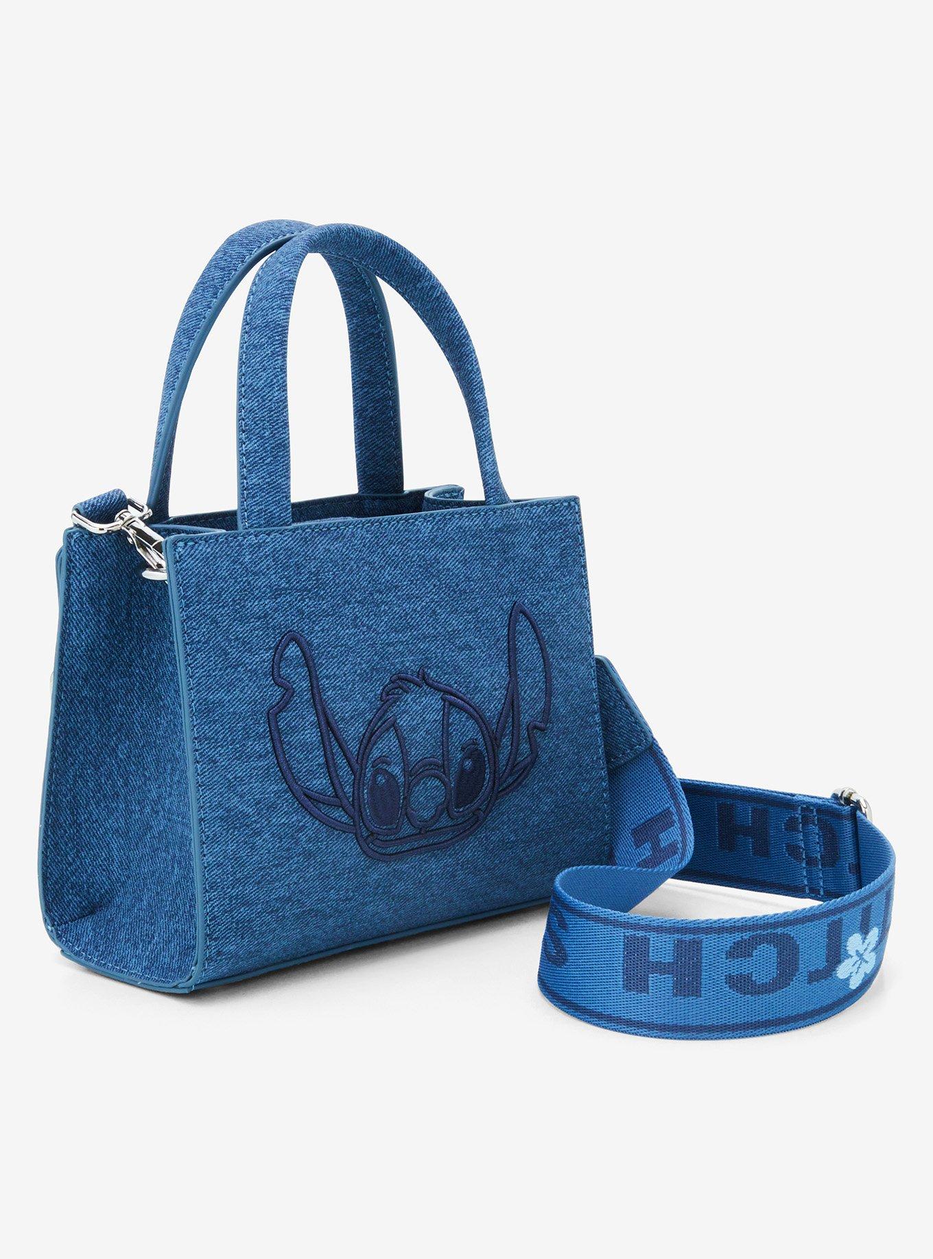 Loungefly Disney Lilo & Stitch Denim Stitch Crossbody Bag - BoxLunch Exclusive, , hi-res
