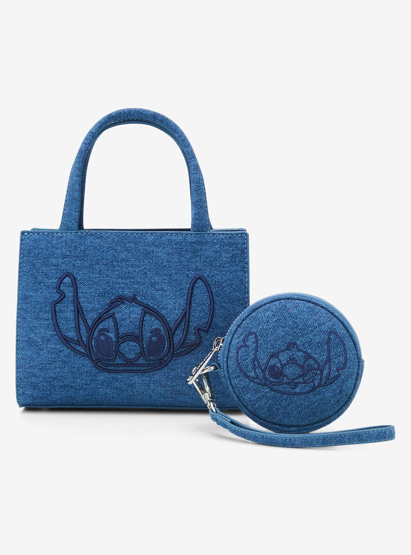 Loungefly Disney Lilo & Stitch Denim Stitch Coin Purse - BoxLunch Exclusive, , alternate