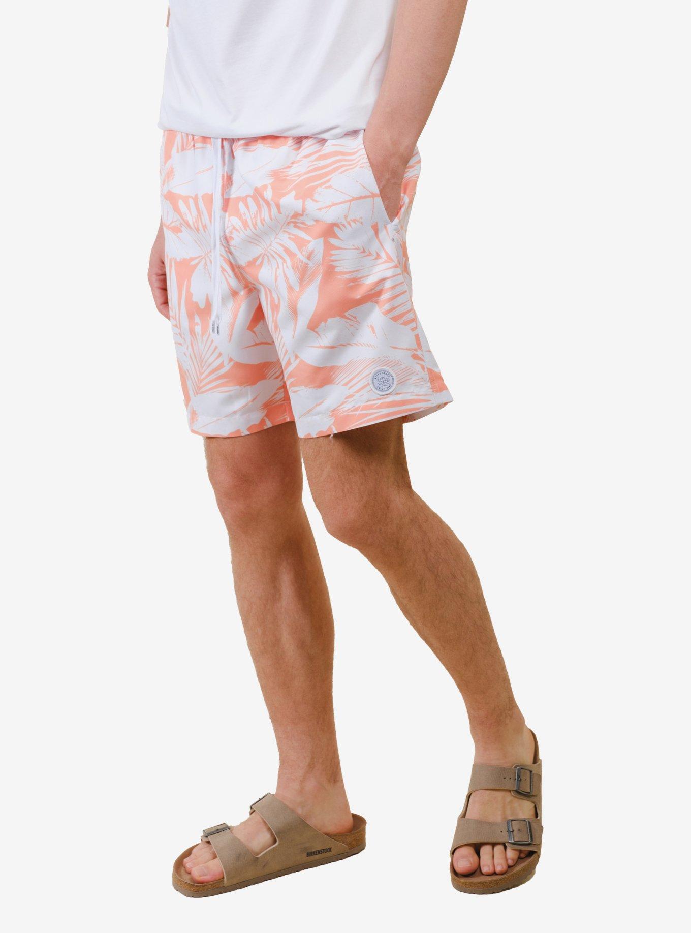 Tropical Contrast Swim Trunk