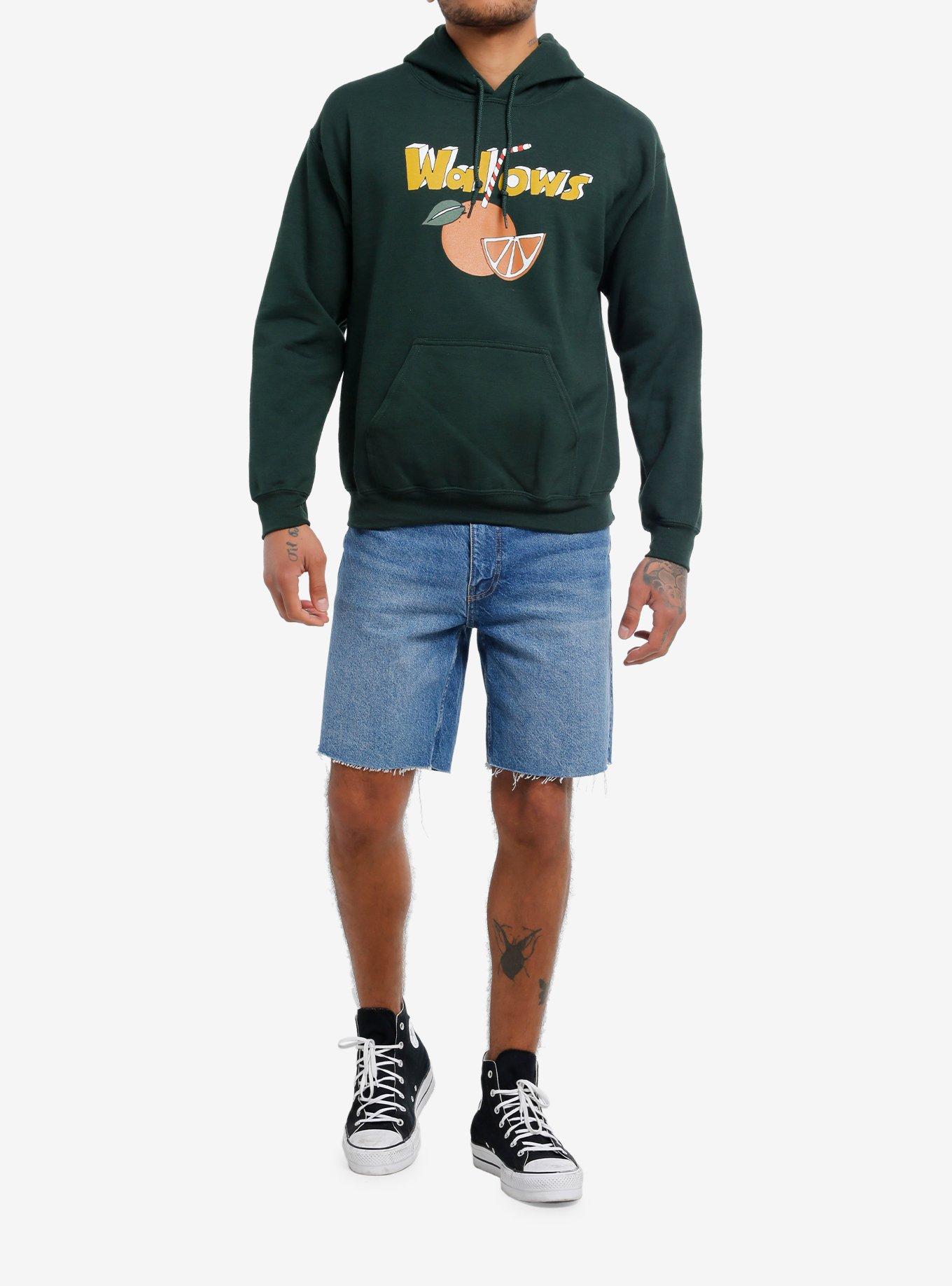 Wallows Orange Juice Hoodie, FOREST GREEN, alternate