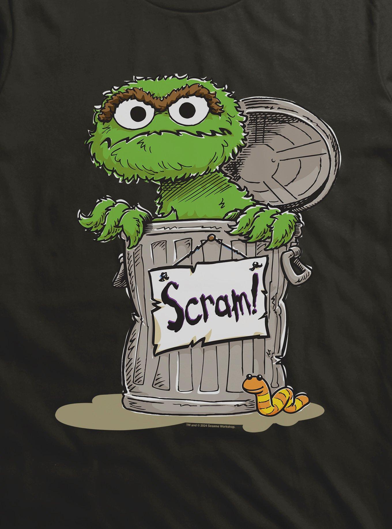 Sesame Street Oscar The Grouch Scram T-Shirt, , hi-res