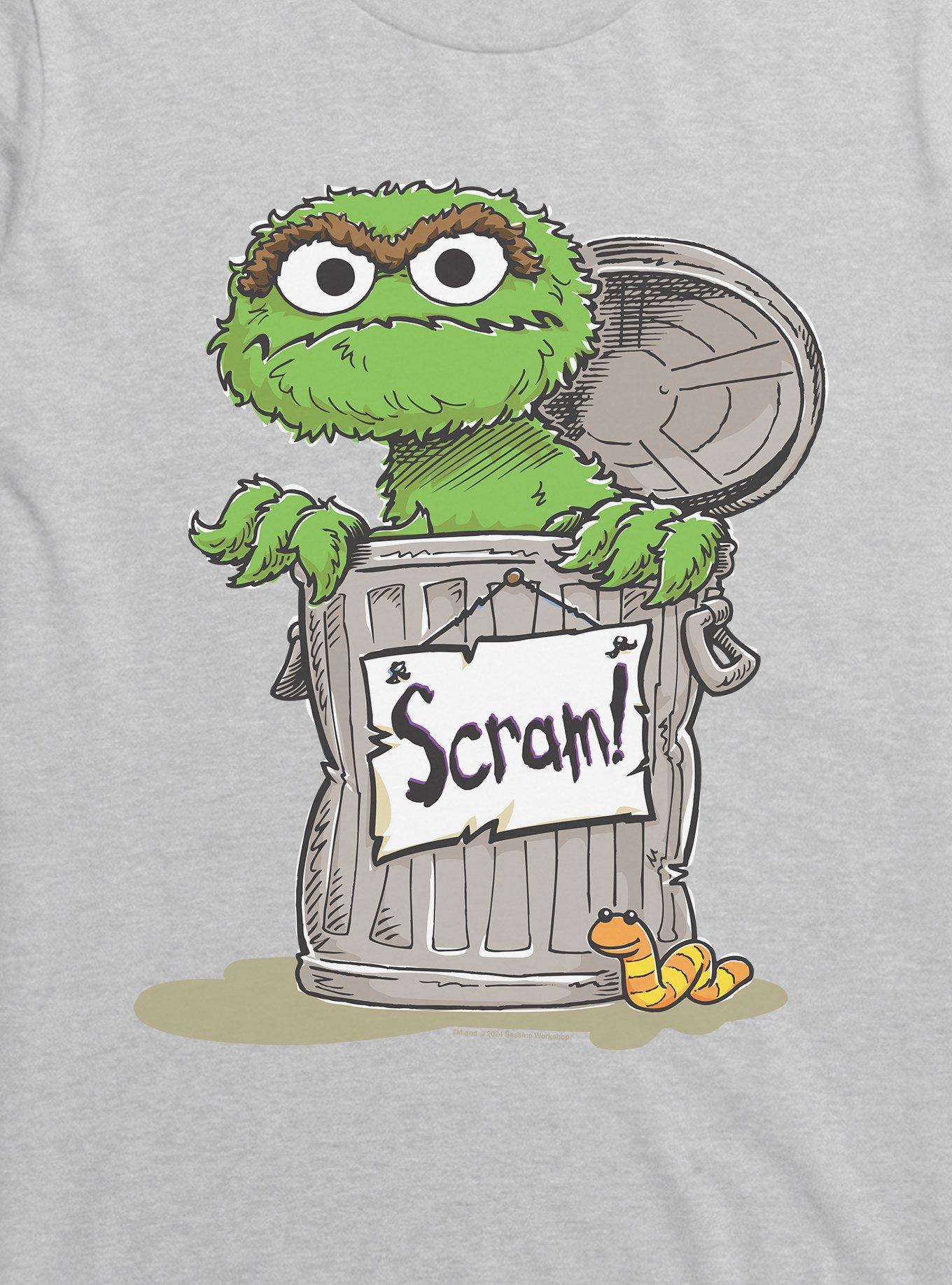 Sesame Street Oscar The Grouch Scram T-Shirt, , hi-res