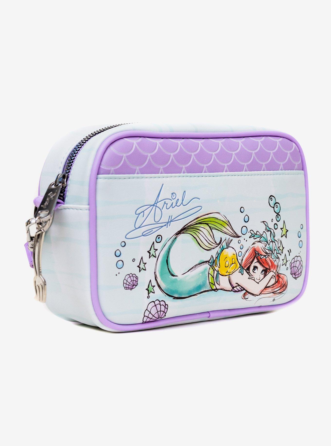 Buckle-Down Disney The Little Mermaid Ariel & Friends Crossbody Bag, , alternate