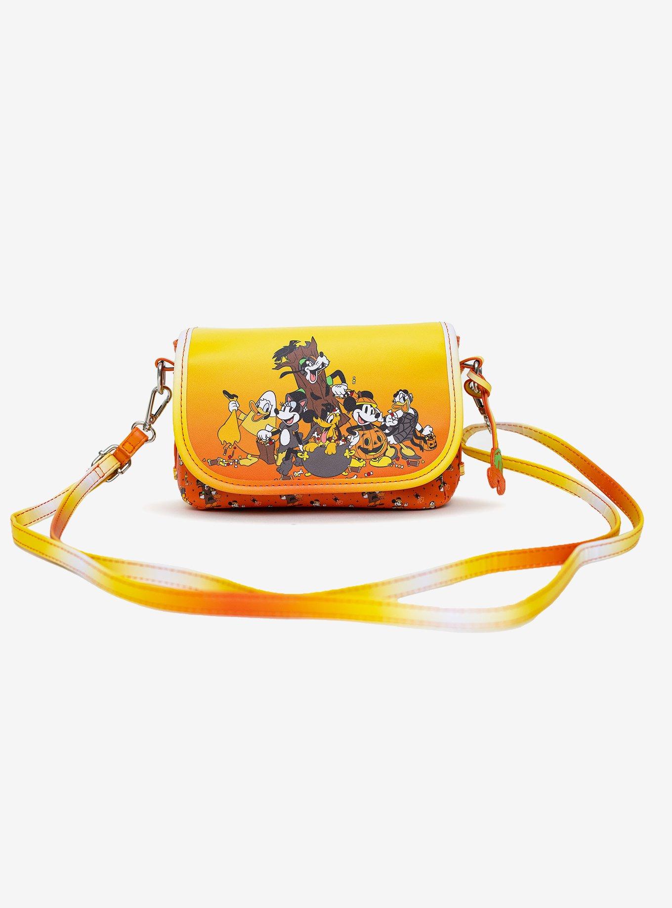 Buckle-Down Disney Mickey Mouse & Friends Halloween Crossbody Bag, , alternate