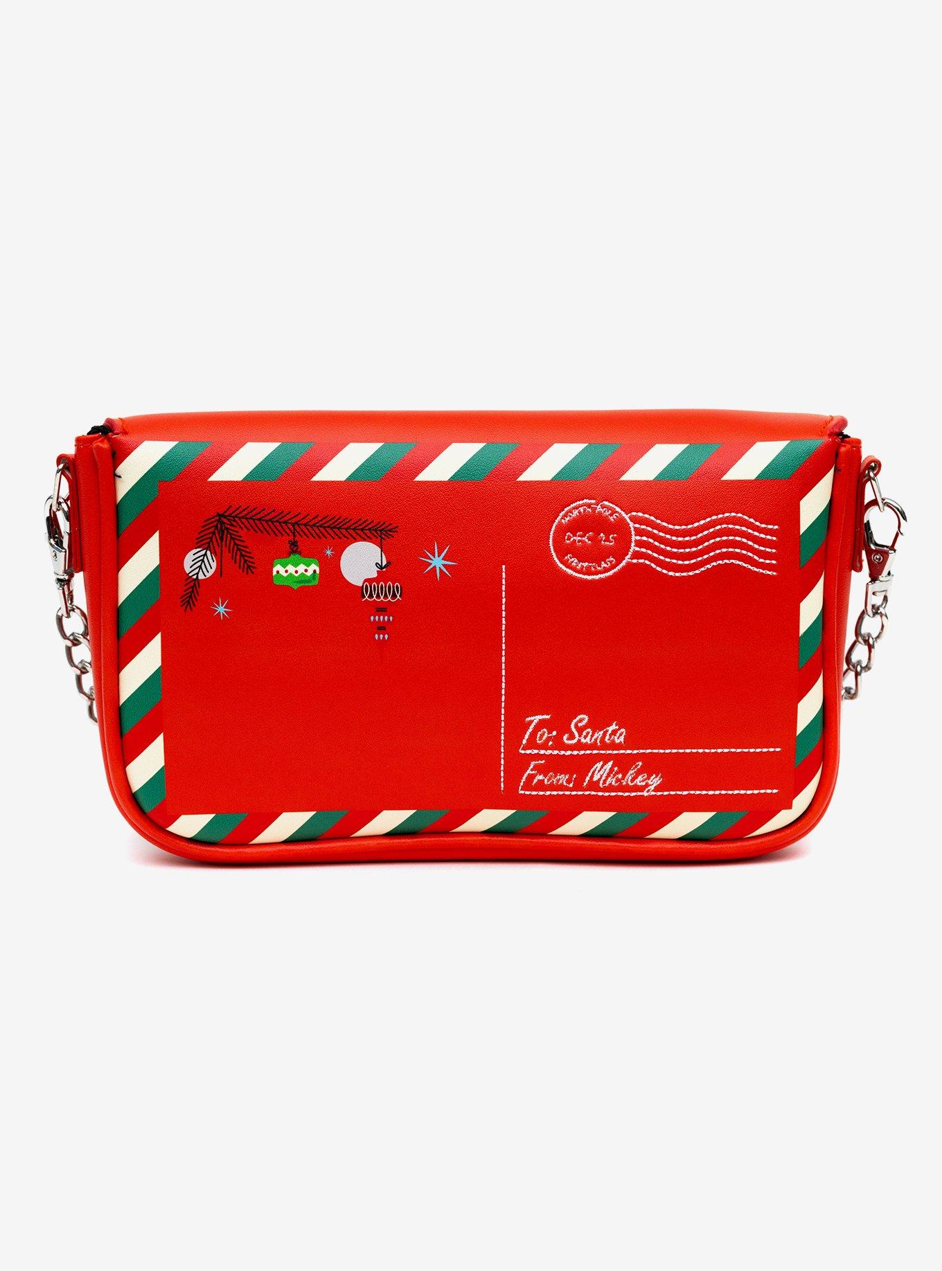 Disney Mickey Mouse Christmas Letter to Santa Crossbody Bag, , alternate