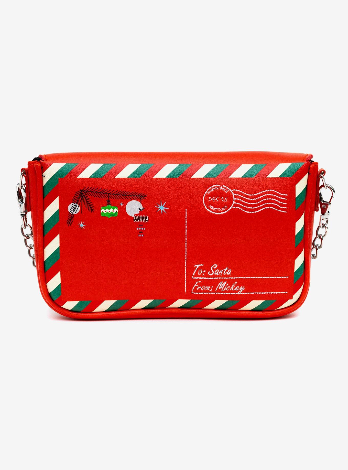 Disney Mickey Mouse Christmas Letter to Santa Crossbody Bag, , alternate