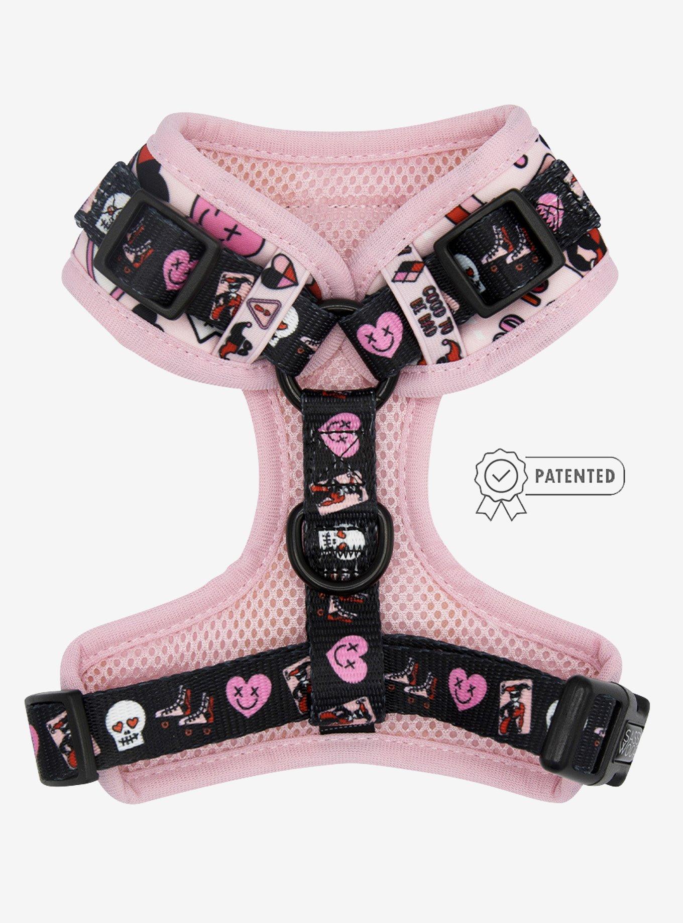 DC Comics Harley Quinn x Sassy Woof Adjustable Dog Harness, , hi-res