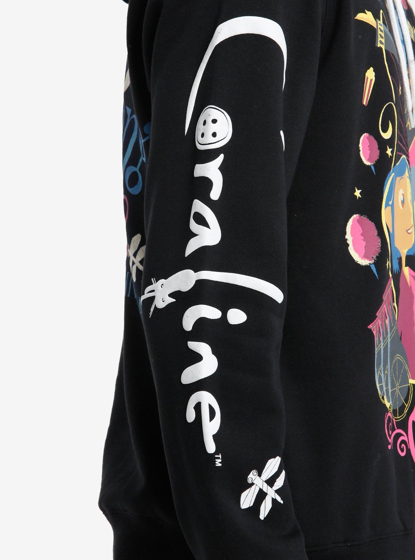 Coraline Circus Mice Art Hoodie, MULTI, alternate