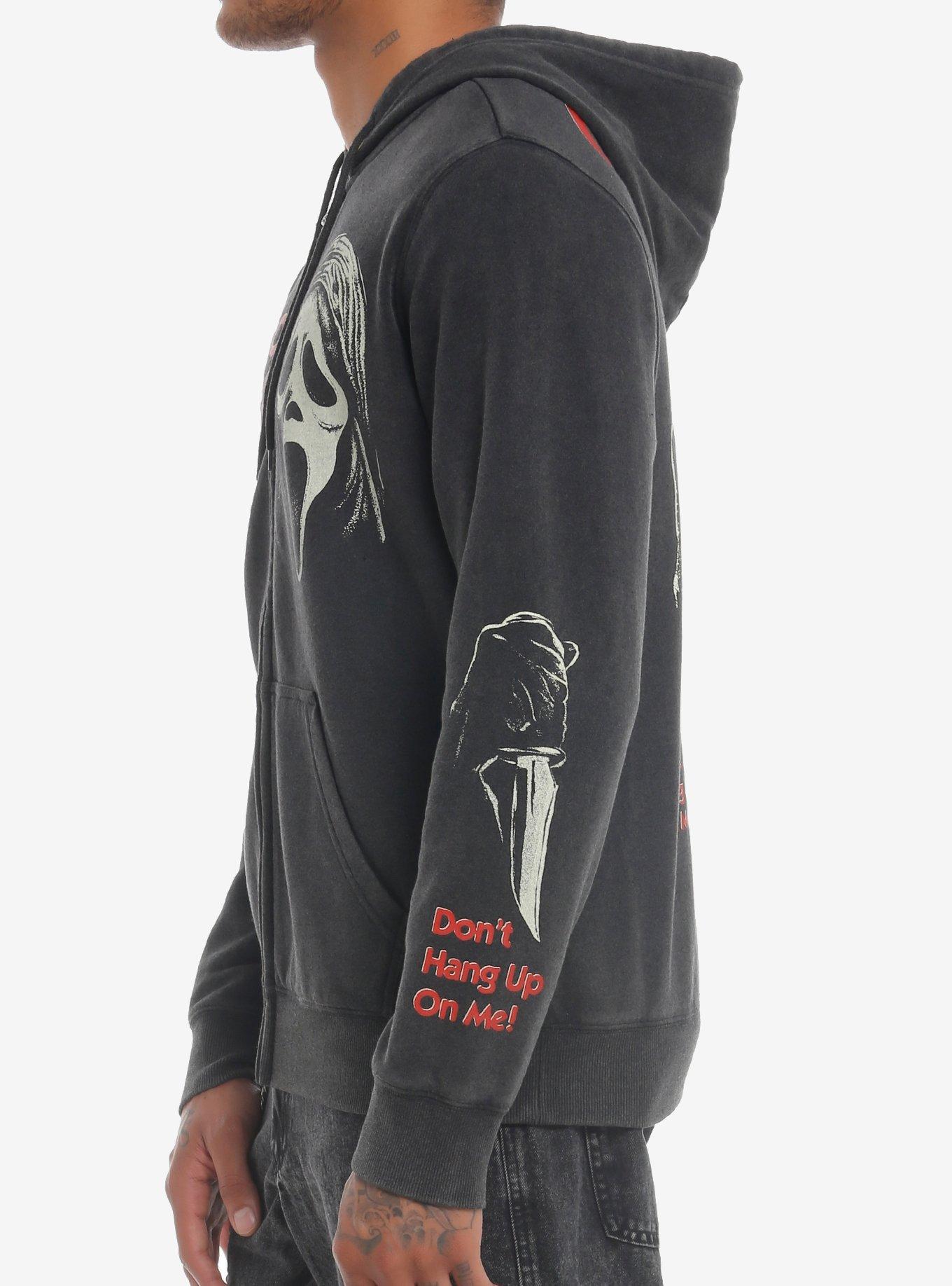 Scream Ghost Face Horror Club Hoodie, RED, alternate