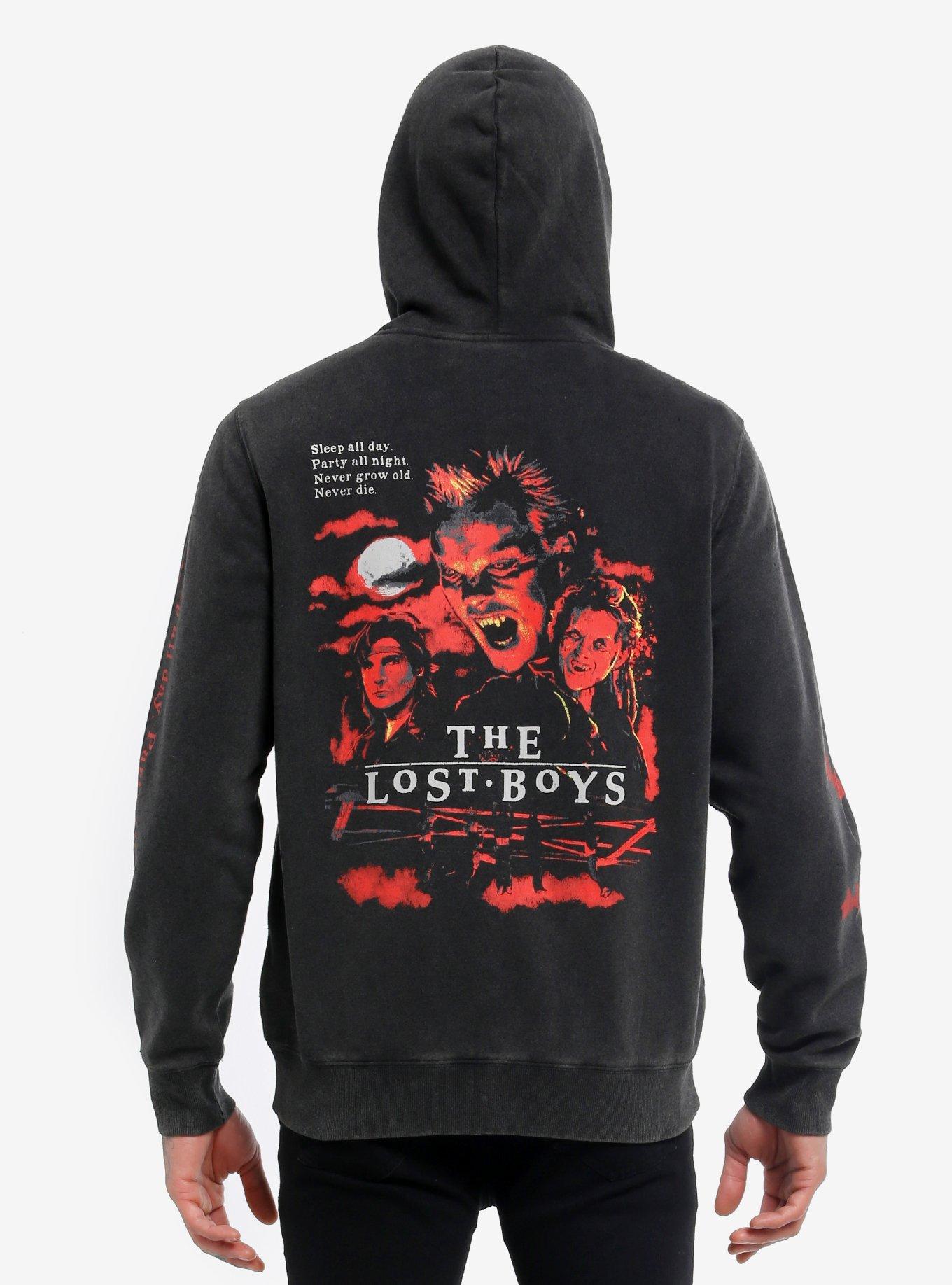 The Lost Boys Never Die Hoodie, RED, alternate