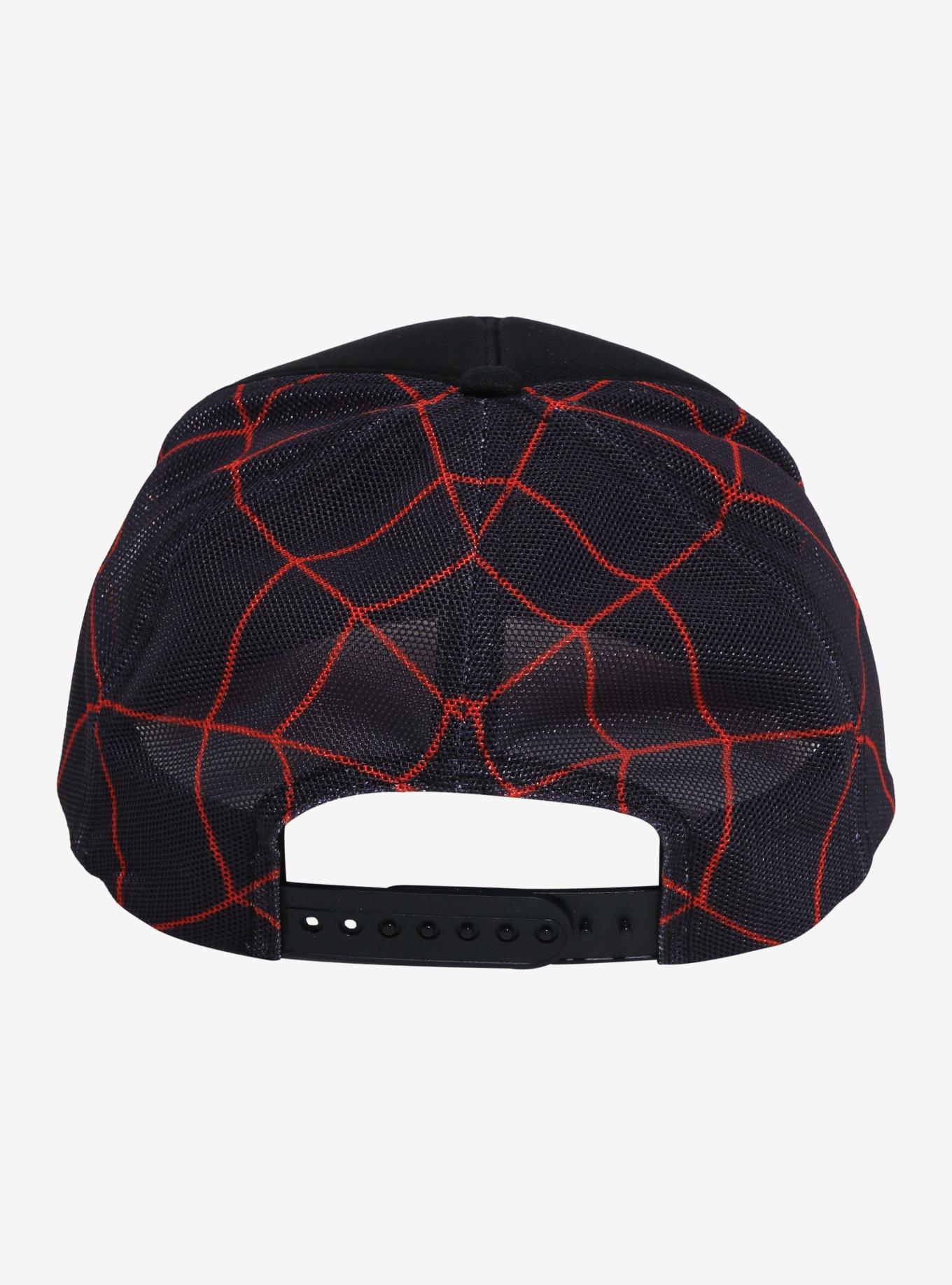 Marvel Spider-Man: Across The Spider-Verse Miles Web Trucker Hat, , hi-res