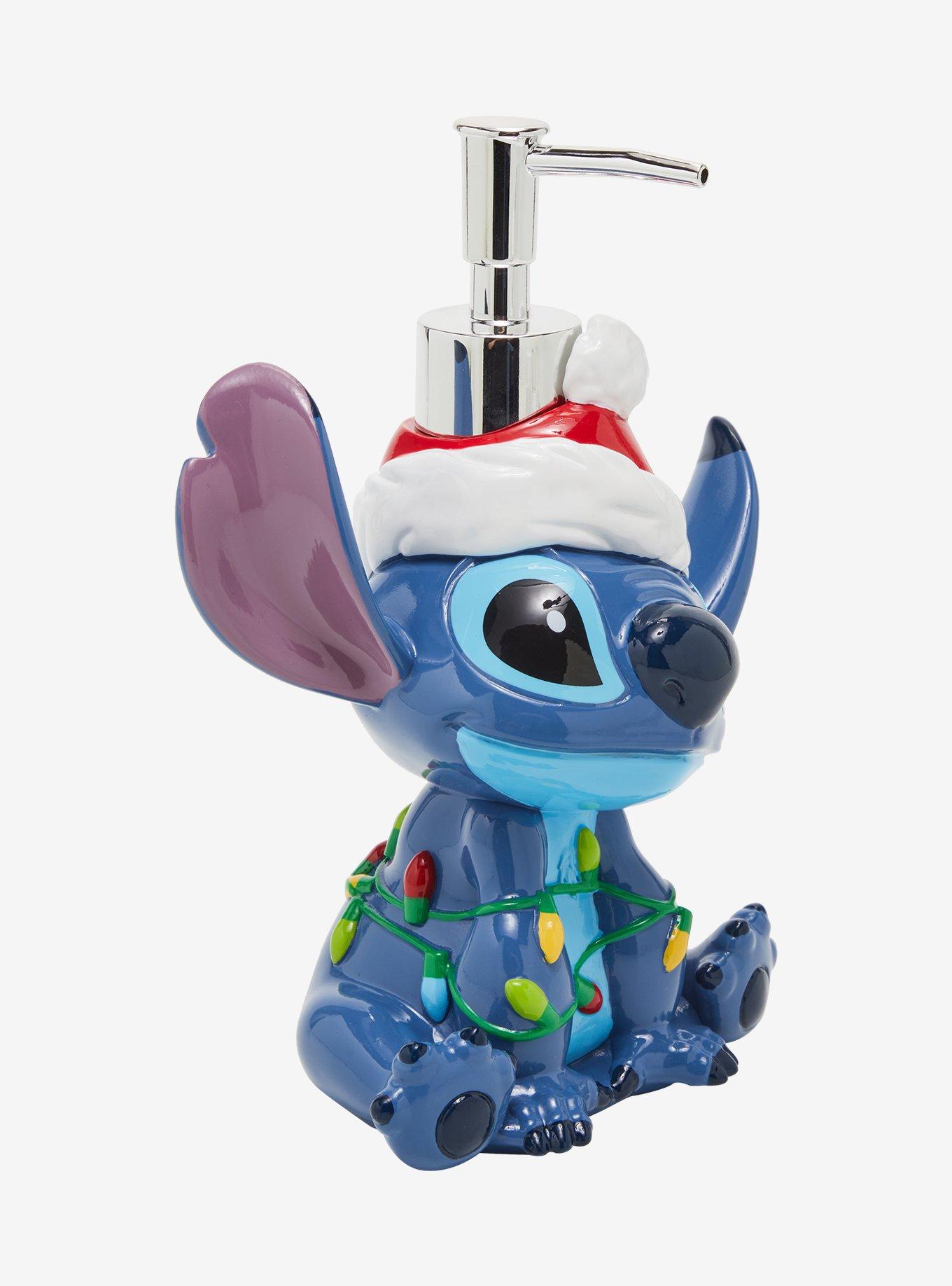 Disney Lilo & Stitch Holiday Light Stitch Soap Pump, , alternate