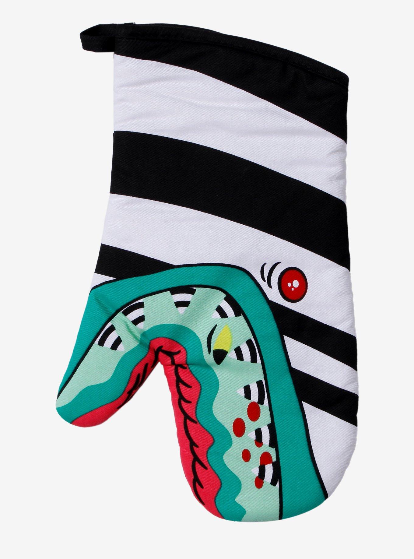 Beetlejuice Sandworm Striped Oven Mitt, , alternate